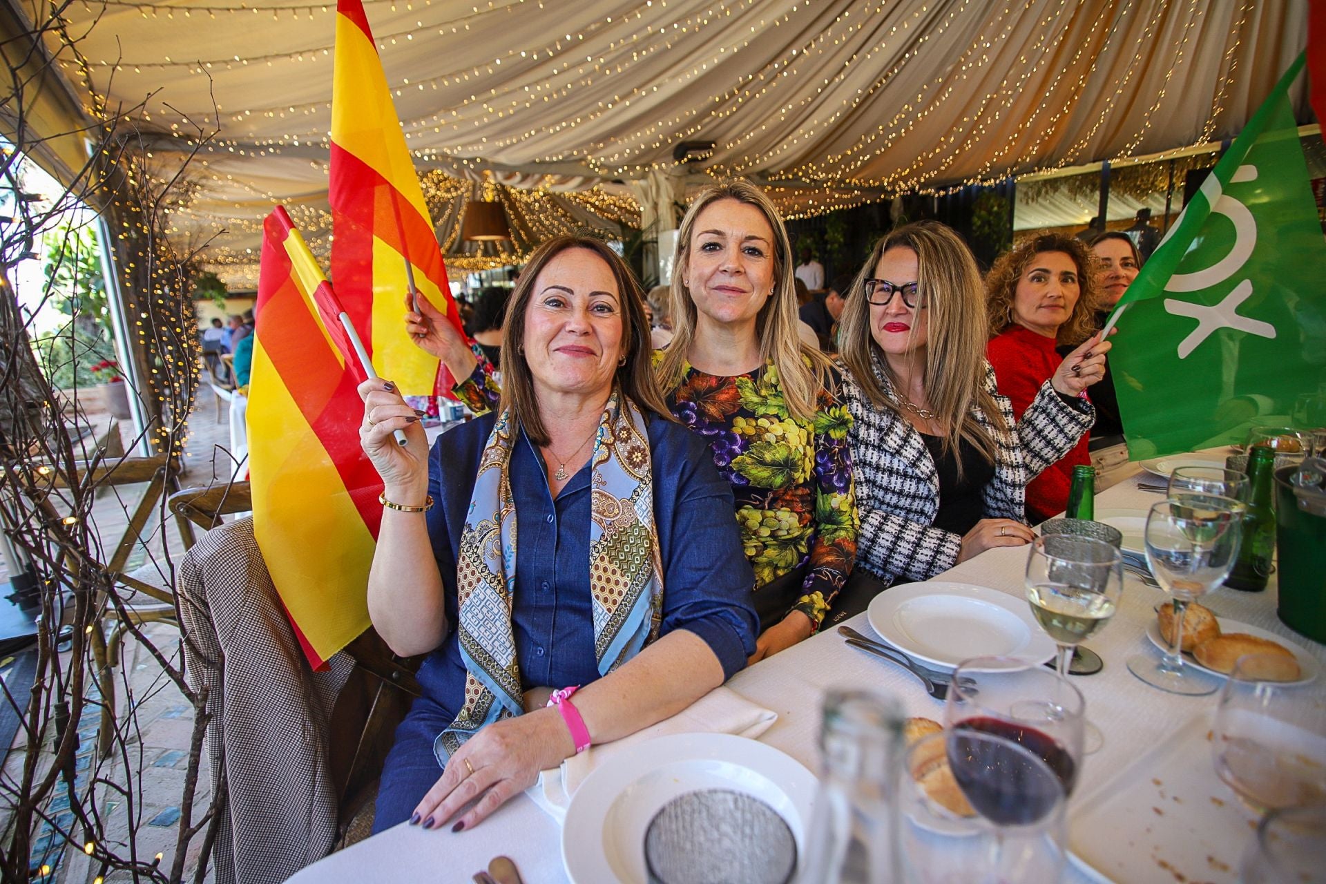 La visita de Abascal a Murcia, en imágenes