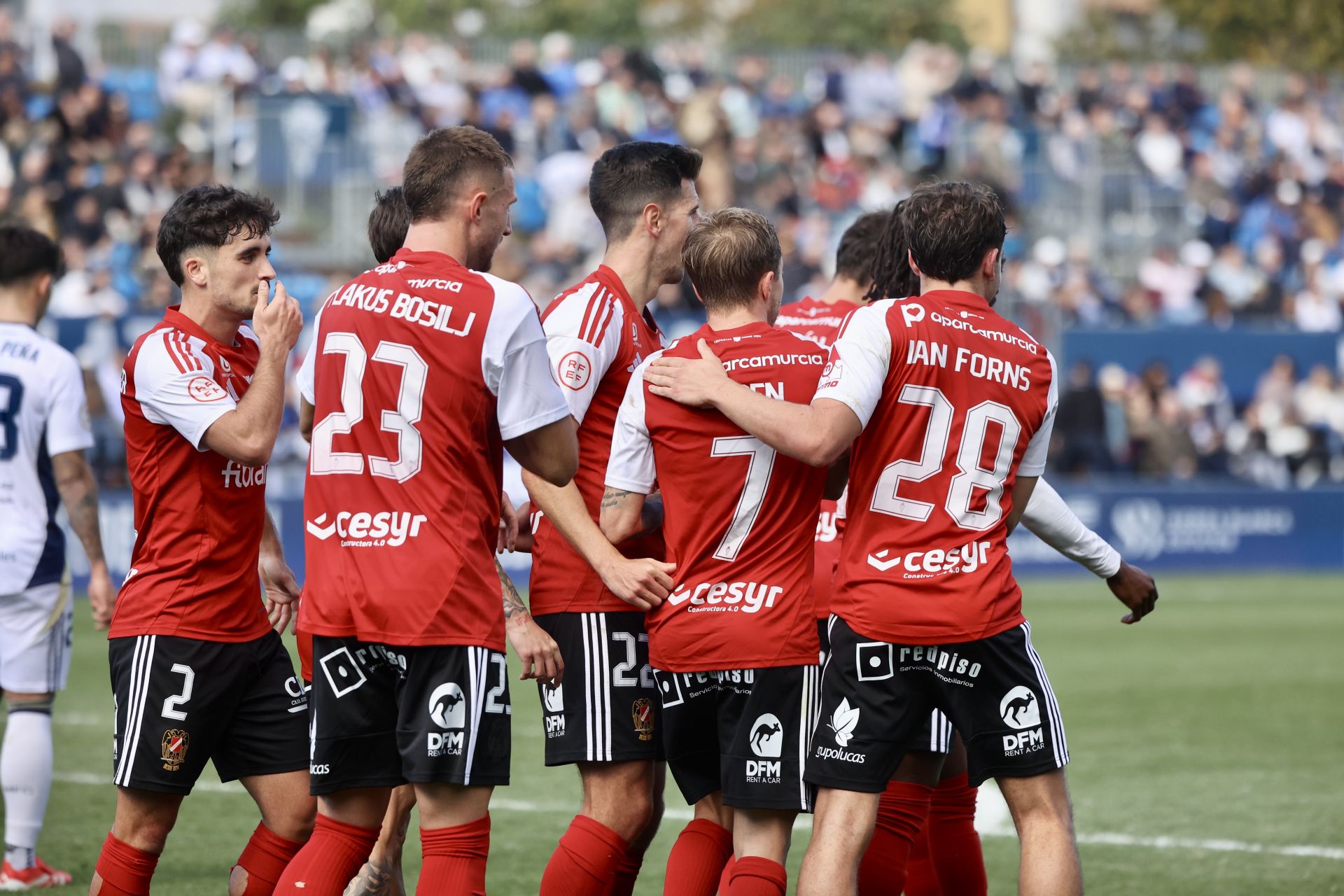 La victoria del Real Murcia frente al Marbella, en imágenes