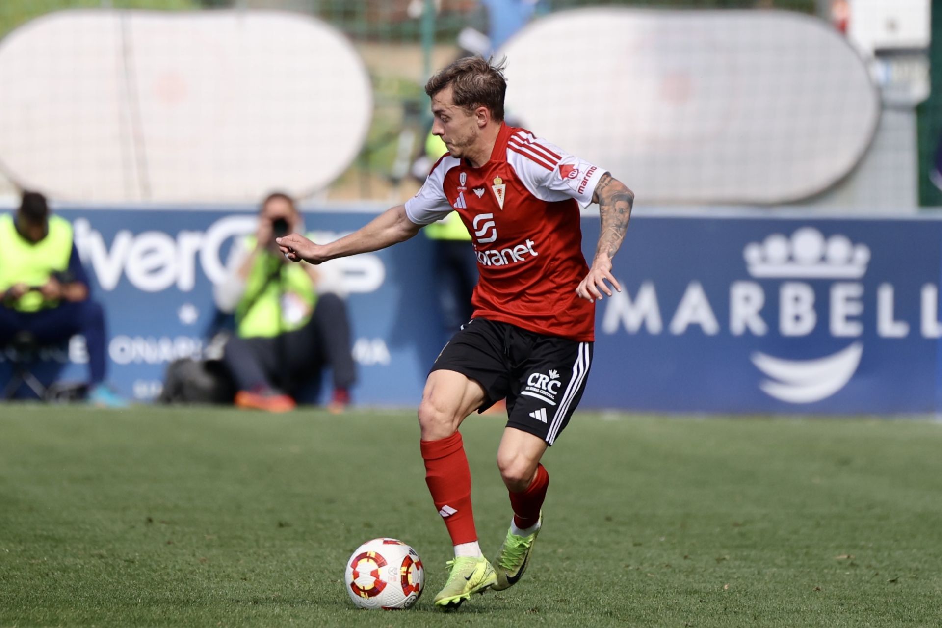 La victoria del Real Murcia frente al Marbella, en imágenes