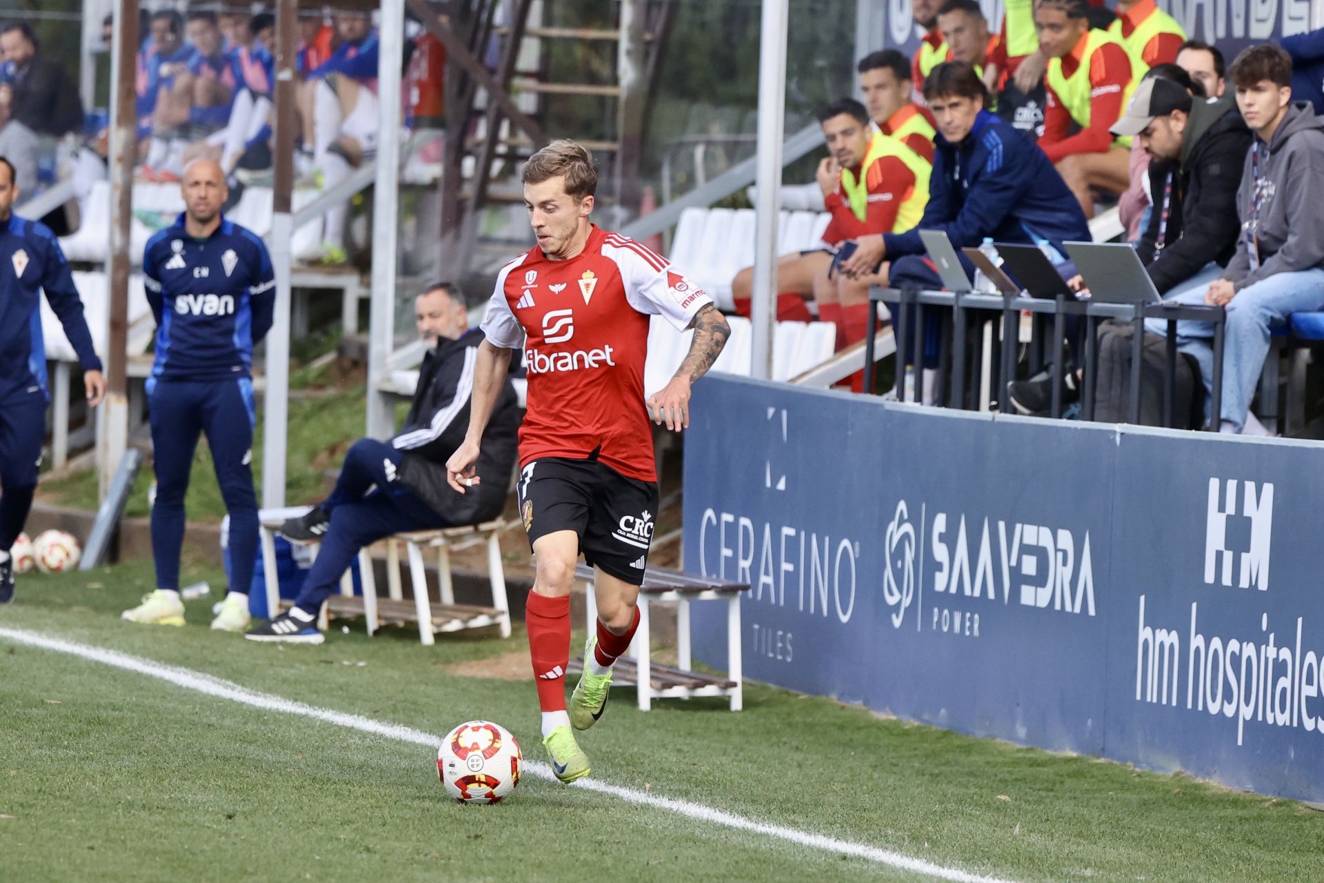 La victoria del Real Murcia frente al Marbella, en imágenes
