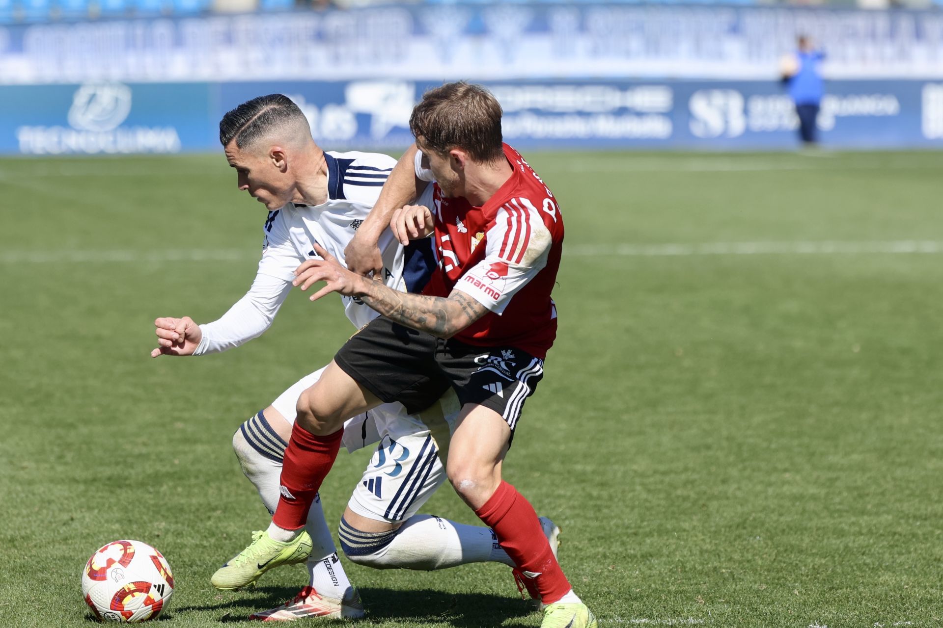 La victoria del Real Murcia frente al Marbella, en imágenes