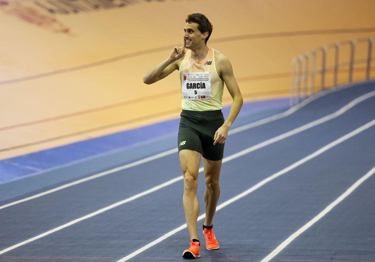 Mariano García, la semana pasada, tras competir en el Gran Premio Internacional de Valencia.