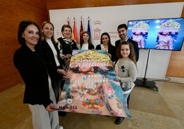 Presentación del Carnaval de la pedanía murciana de Los Ramos, ayer, en el Edificio Moneo.