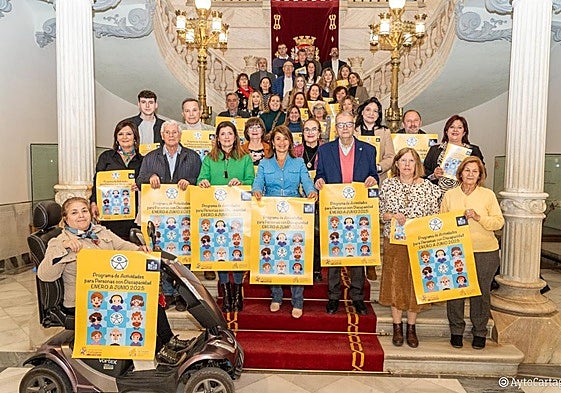 Presentación del programa de actividades para personas con discapacidad.