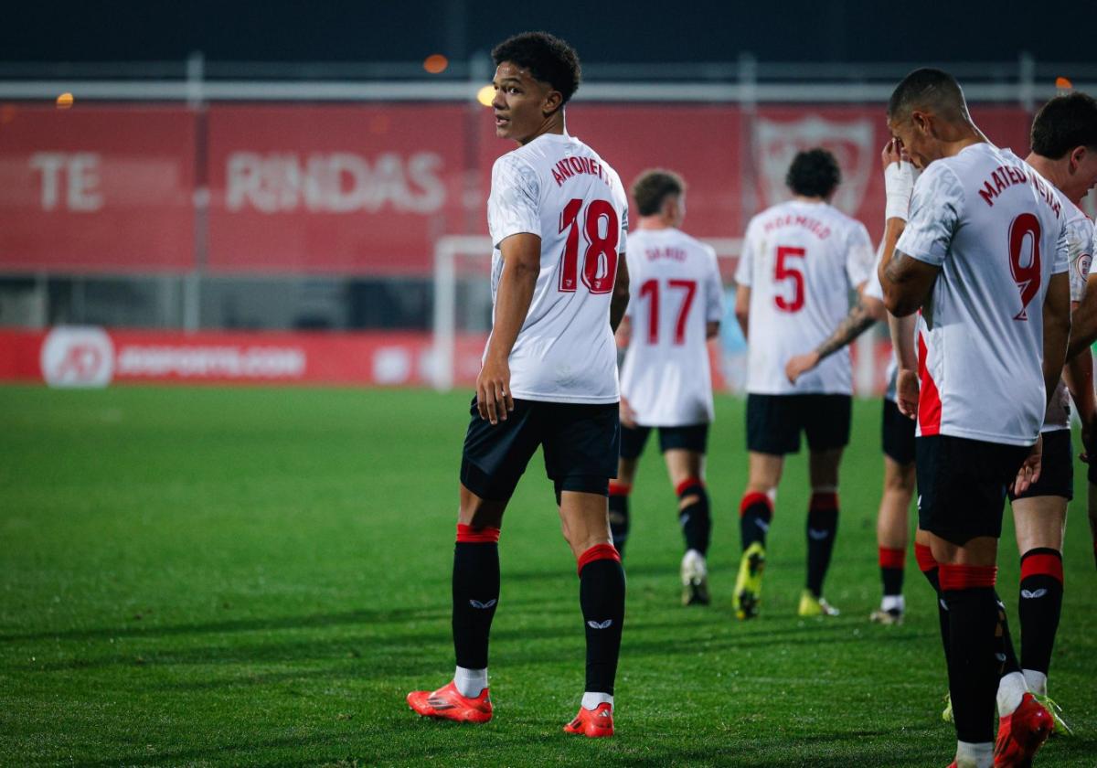 Leandro Antonetti, jugador del Sevilla Atlético.