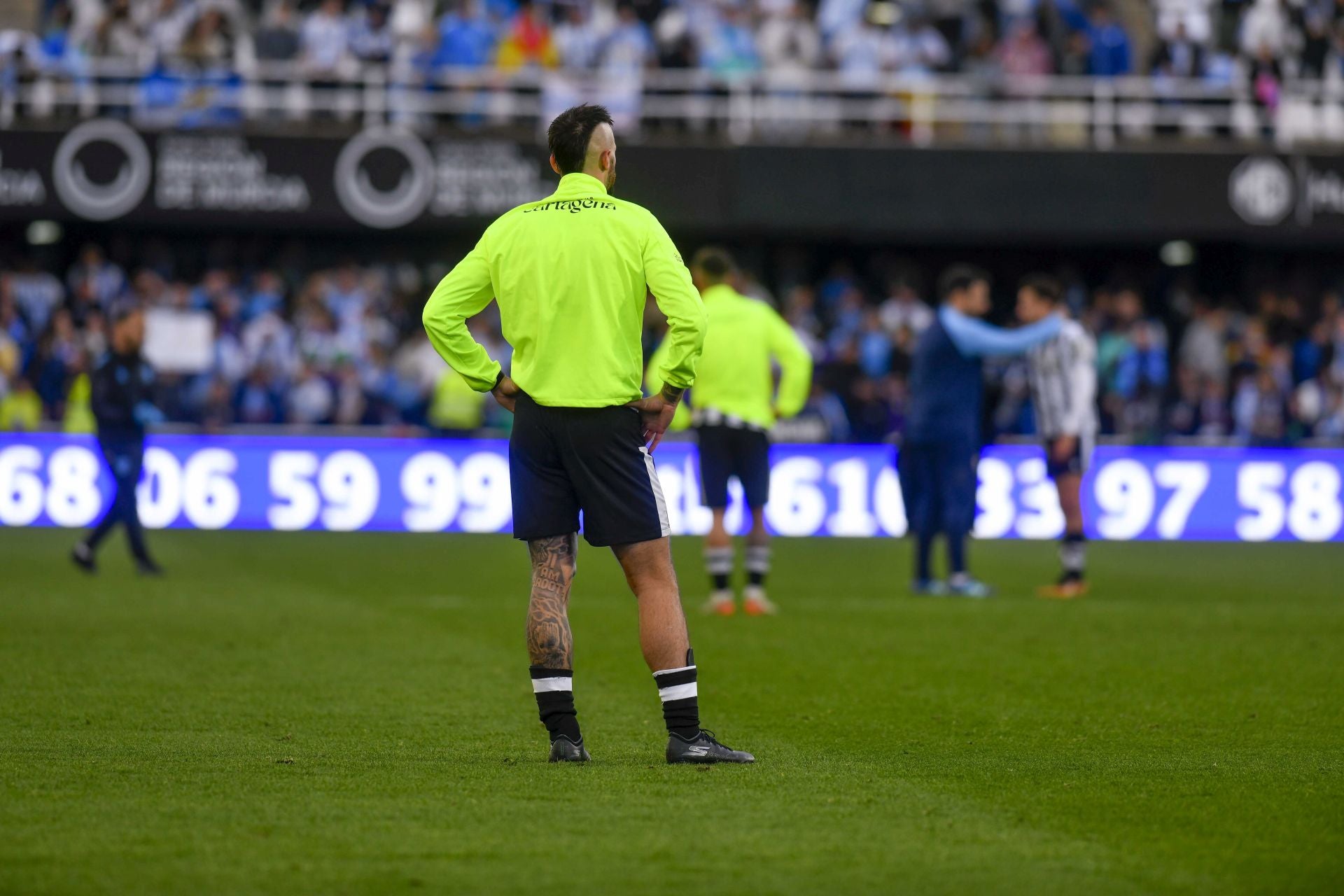 La derrota del Cartagena frente al Málaga, en imágenes