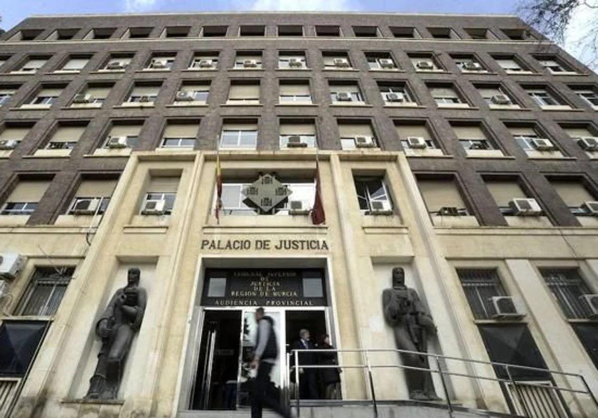 El Palacio de Justicia de Murcia, sede de la Audiencia Provincial.