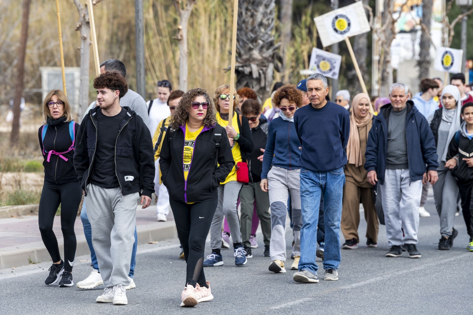 La manifestación en contra de la planta de biogás de Molina, en imágenes