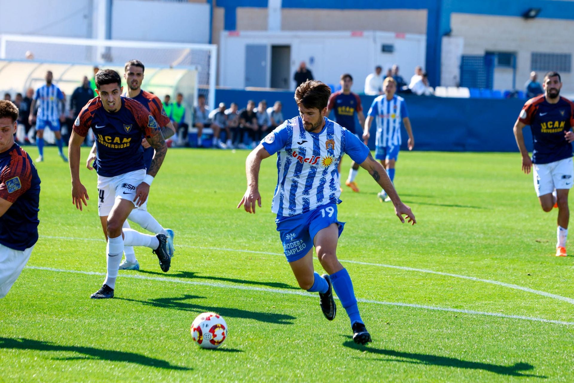 Las imágenes del Águilas-UCAM CF (2-1)