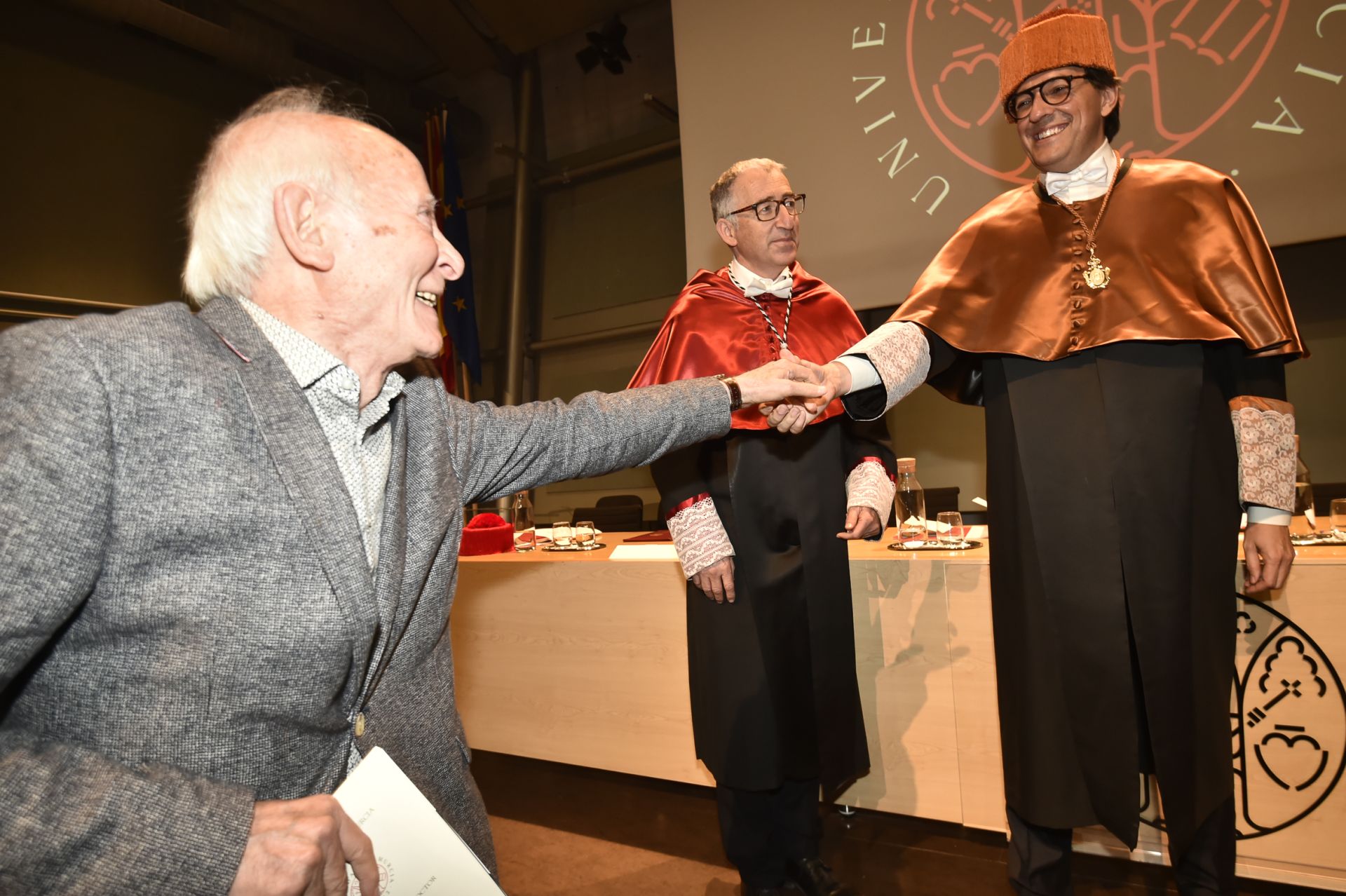 El acto de investidura de Darío Gil como doctor &#039;honoris causa&#039; de la UMU, en imágenes