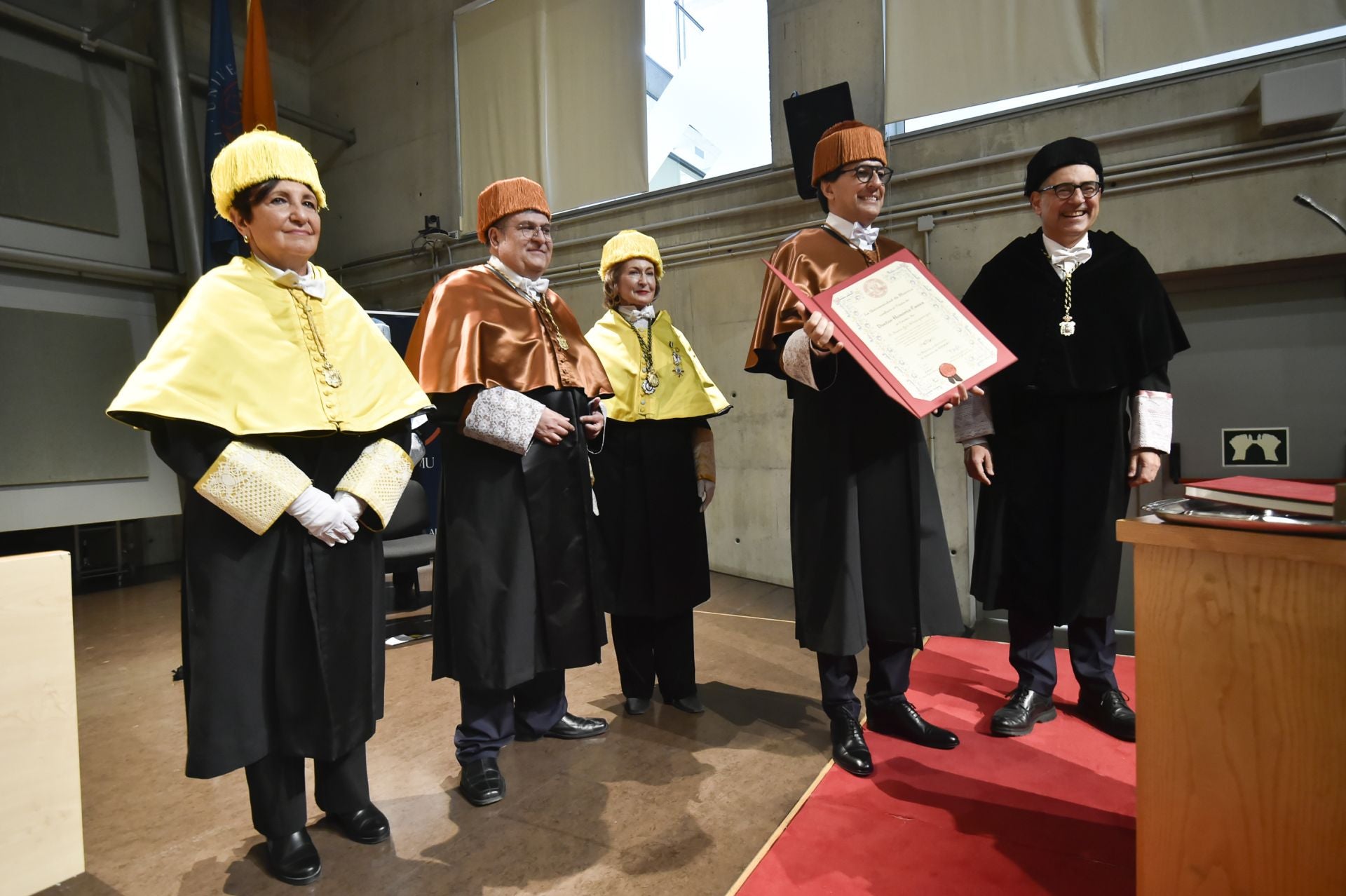 El acto de investidura de Darío Gil como doctor &#039;honoris causa&#039; de la UMU, en imágenes