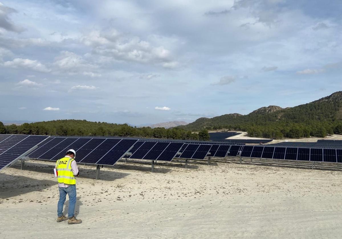 La planta solar fotovoltaica de Moratalla.