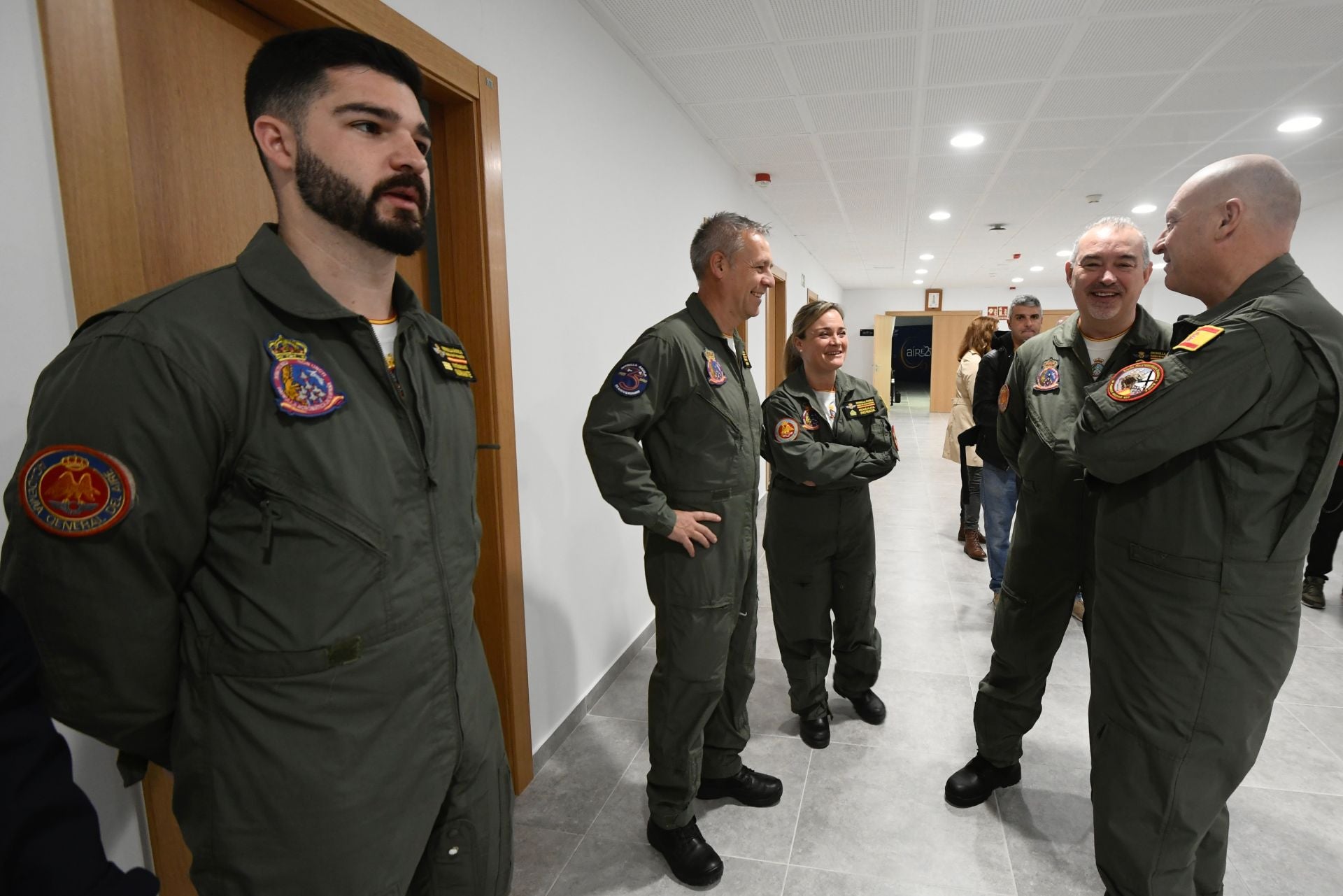 La visita de la ministra de Defensa a la Academia General del Aire de San Javier, en imágenes