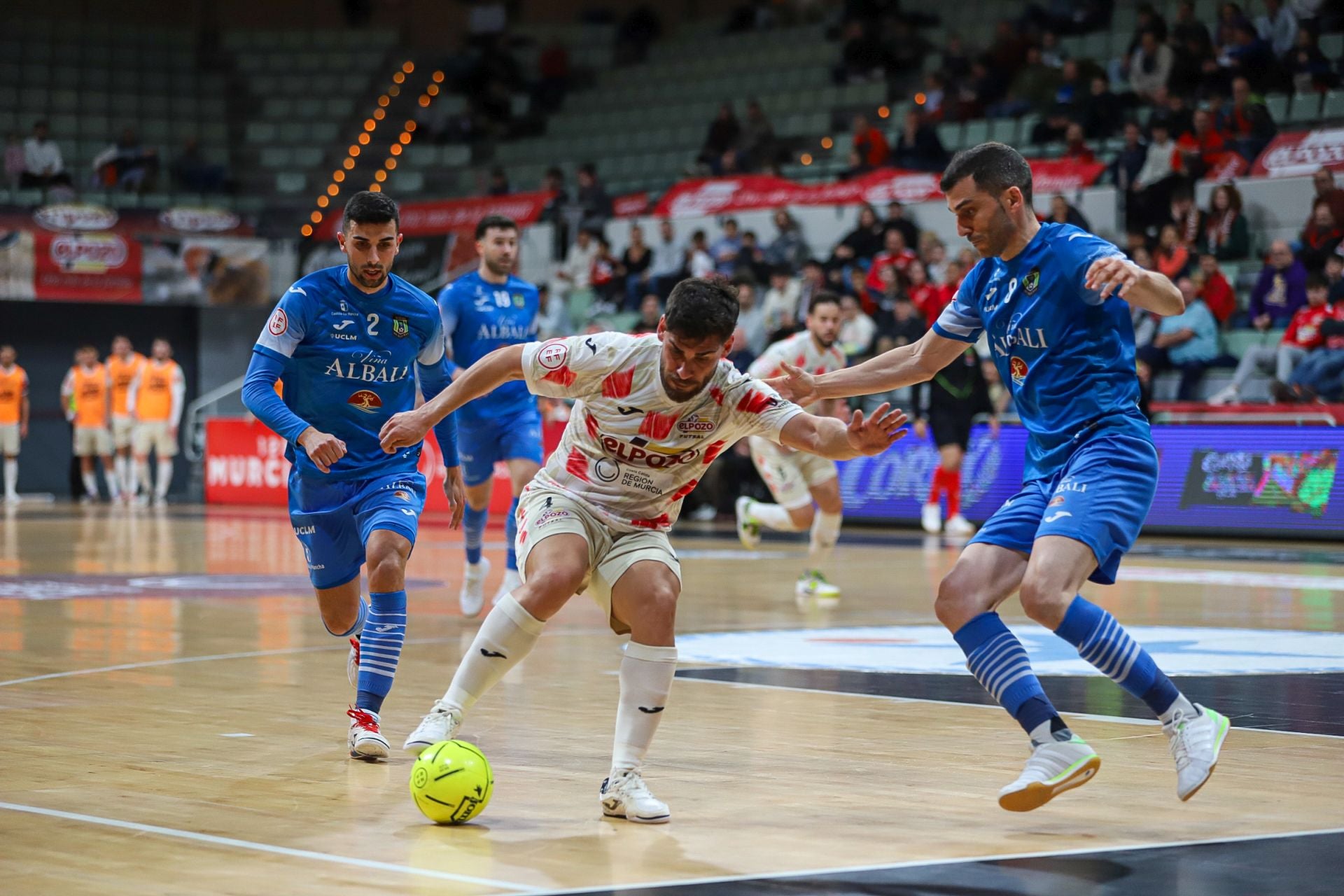 El partido entre ElPozo y Valdepeñas, en imágenes