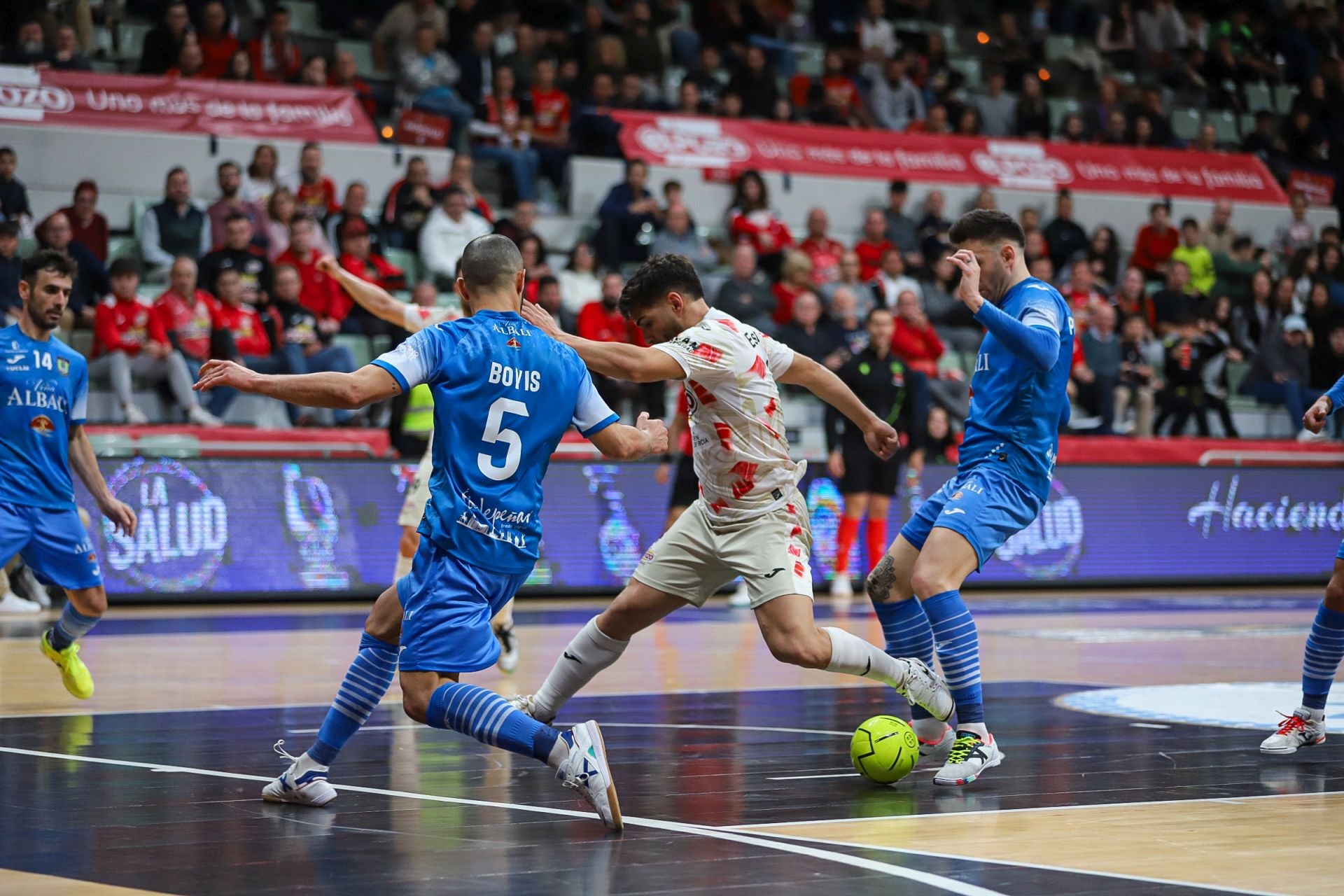 El partido entre ElPozo y Valdepeñas, en imágenes