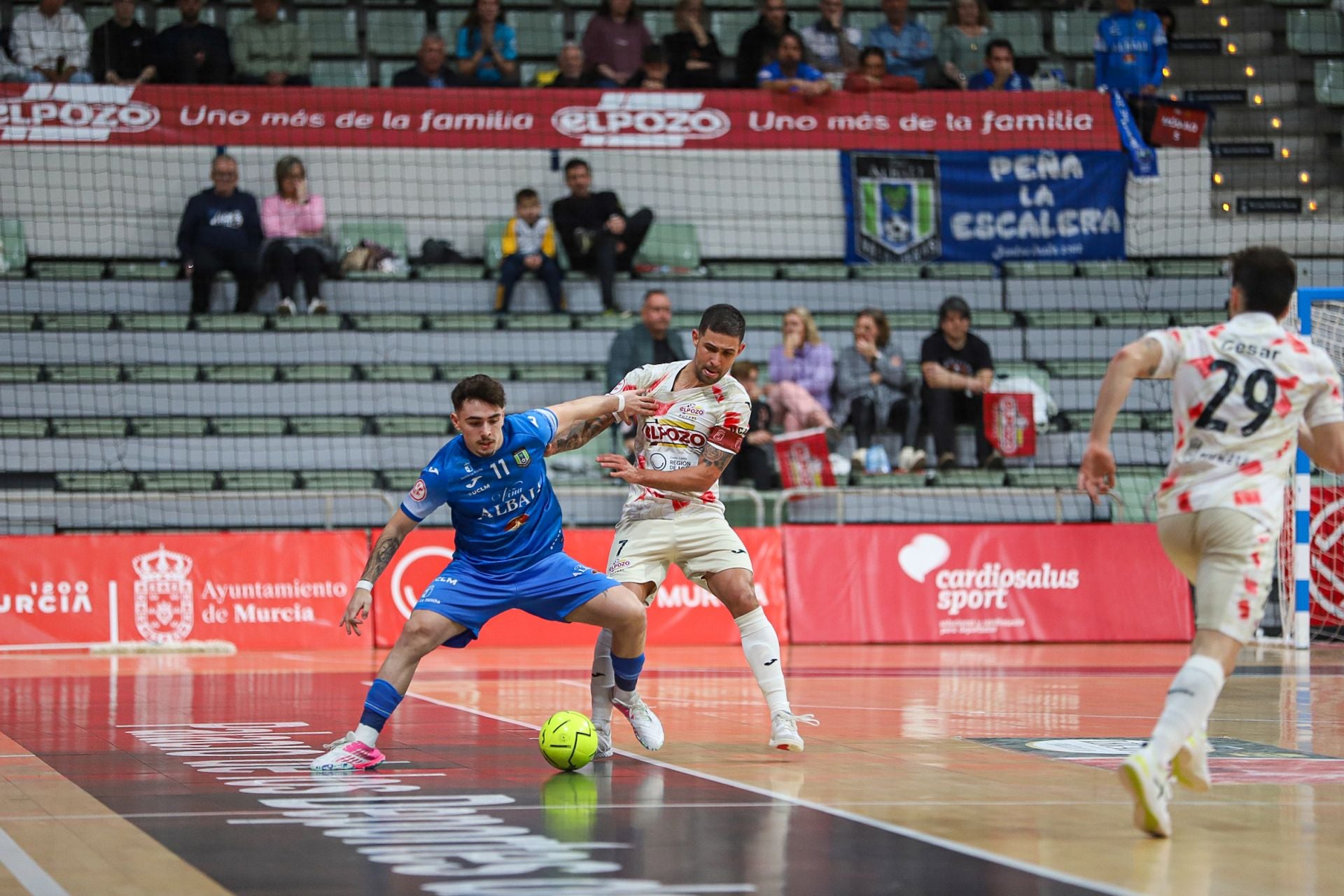 El partido entre ElPozo y Valdepeñas, en imágenes