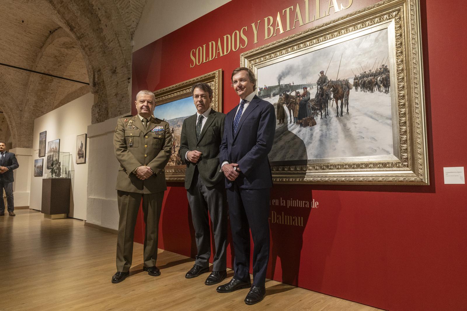 Las imágenes de la exposición de Augusto Ferrer-Dalmau en el Museo Militar de Cartagena