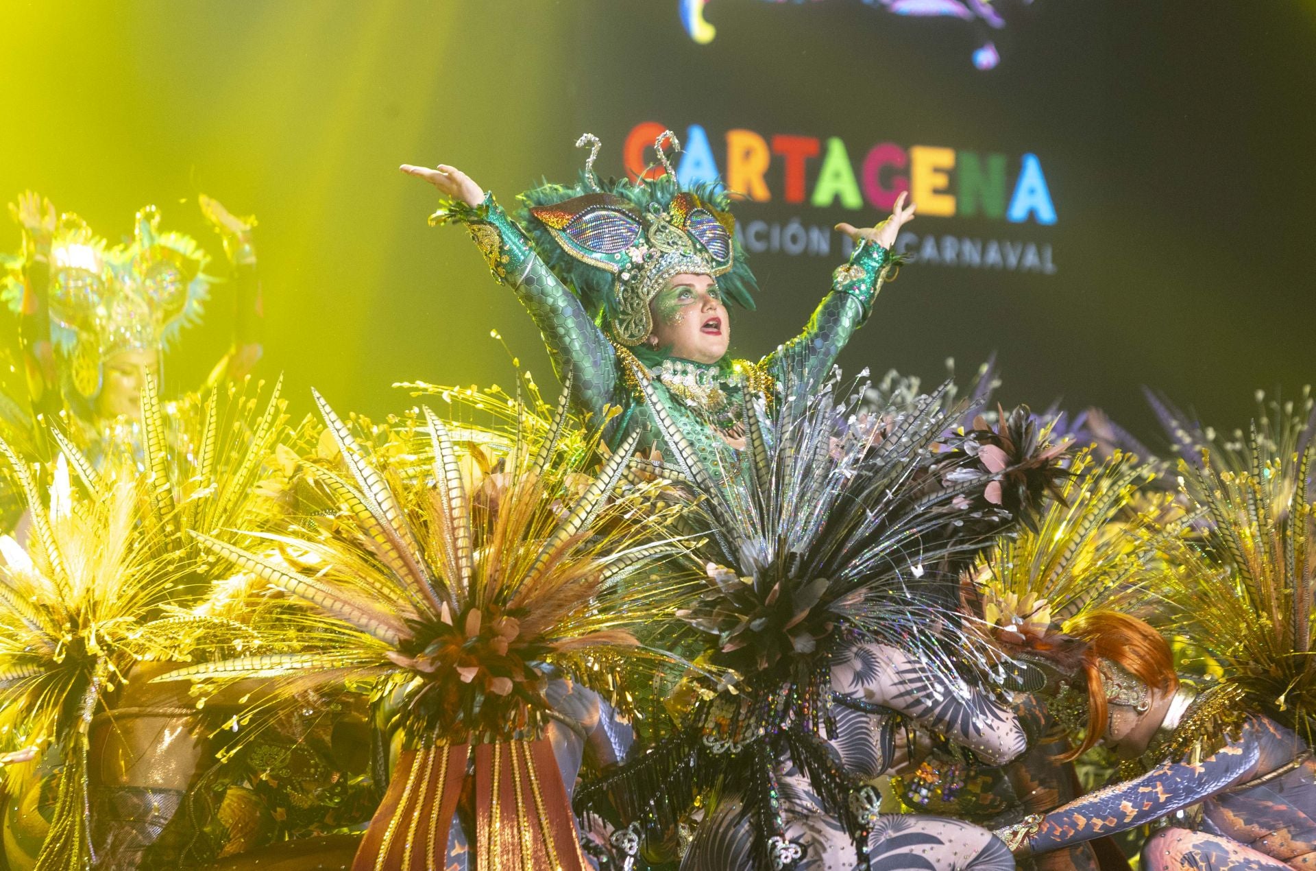 La elección de la reina del Carnaval de Cartagena, en imágenes