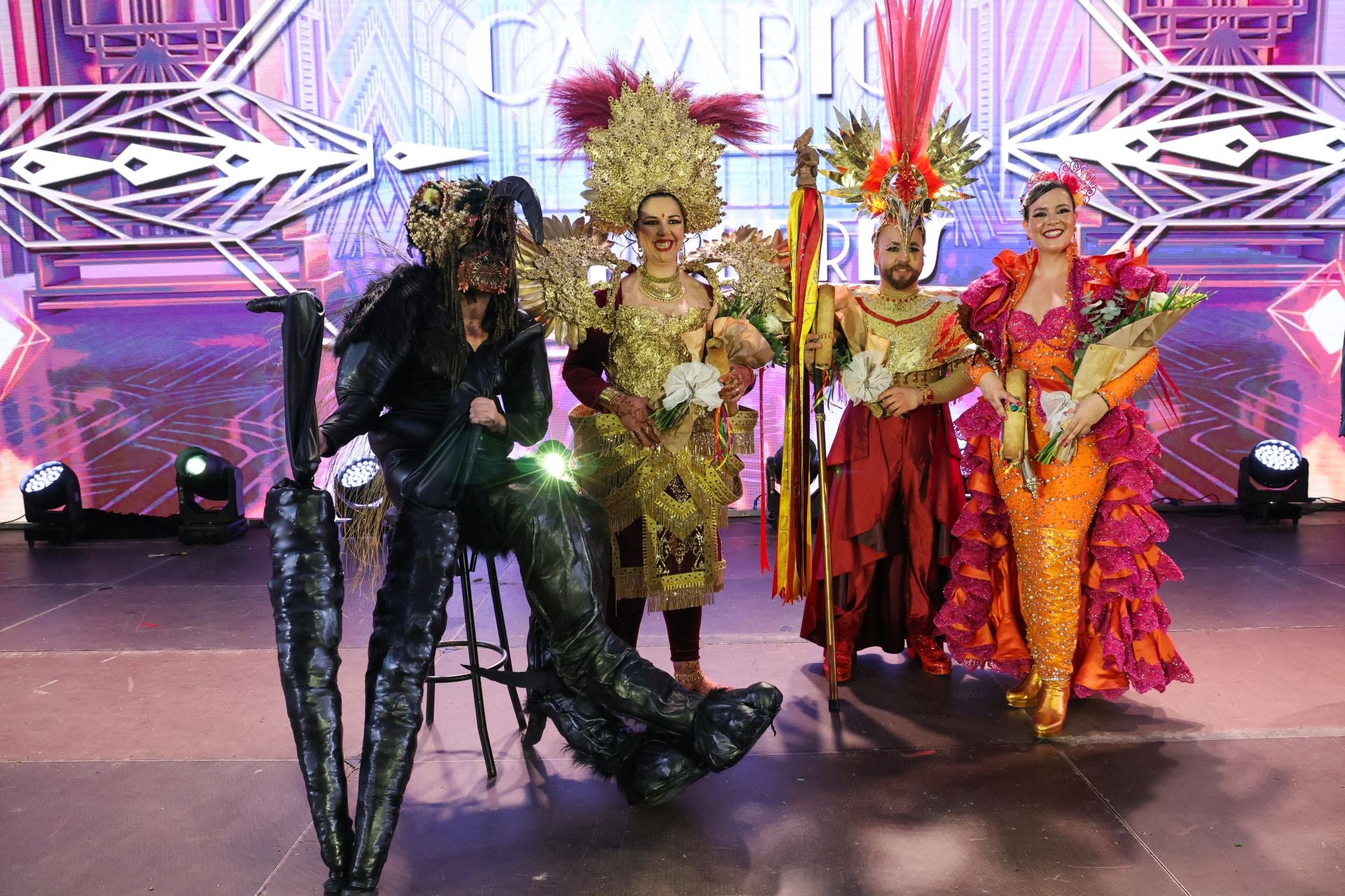 La gala del Cambio de Poderes del Carnaval de Águilas, en imágenes