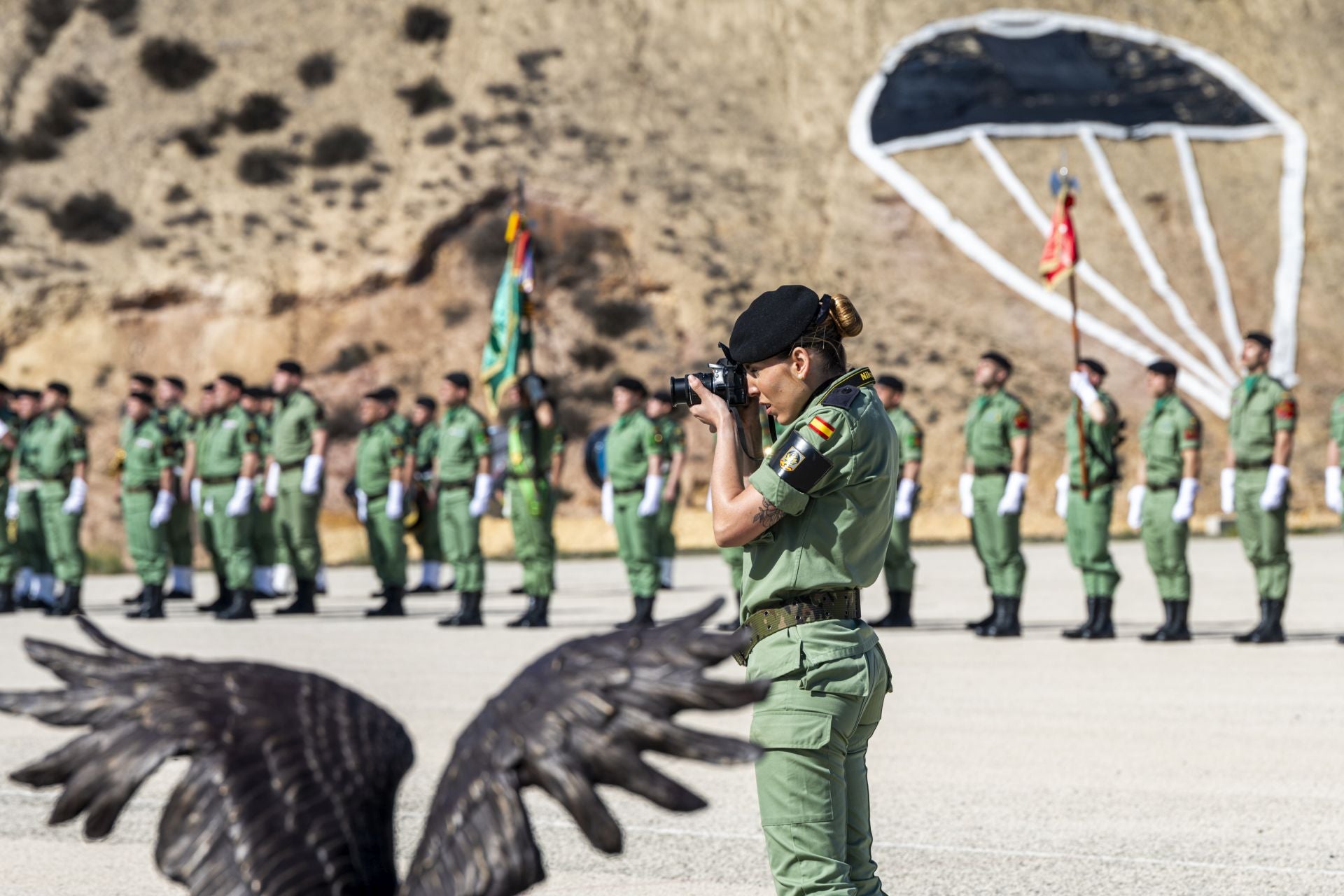 El aniversario de las Fuerzas Paracaidistas del Ejército de Tierra, en imágenes