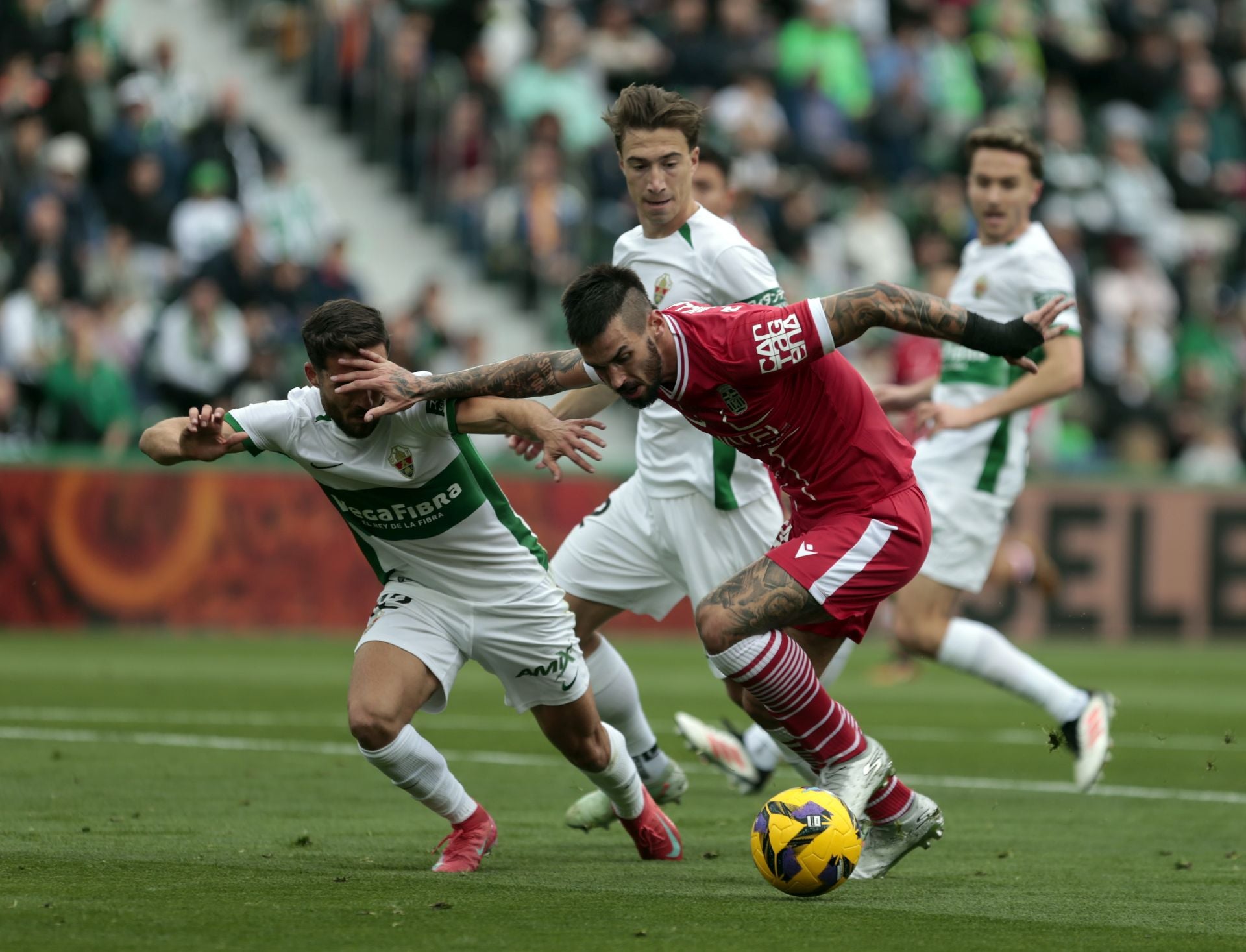 La derrota del Cartagena frente al Elche, en imágenes