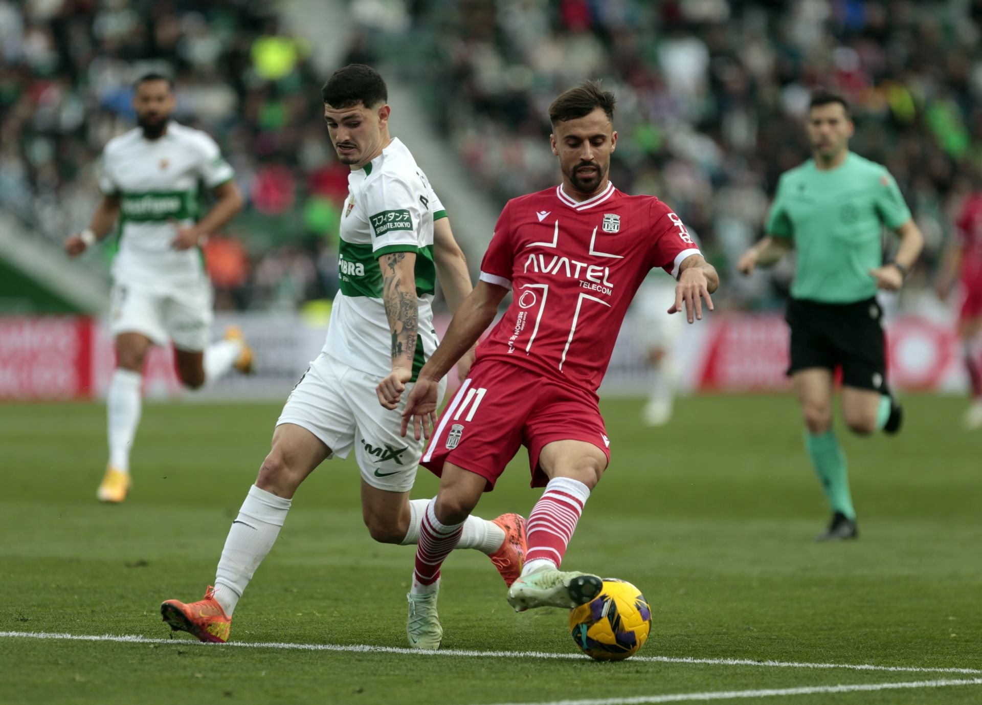 La derrota del Cartagena frente al Elche, en imágenes