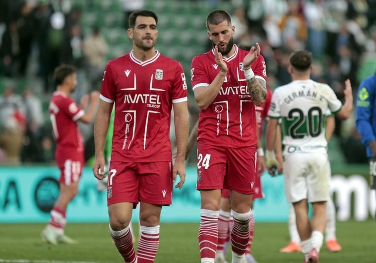Andy y Sipcic, en el partido contra el Elche.