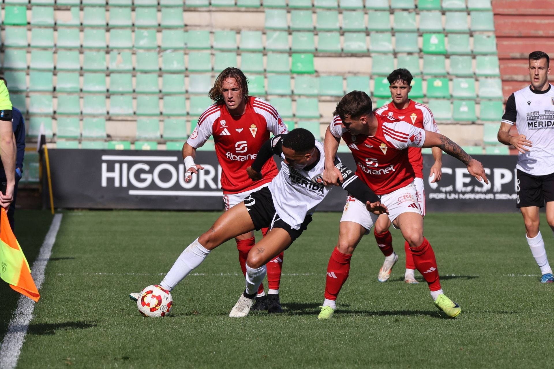 La victoria del Real Murcia frente al Mérida, en imágenes