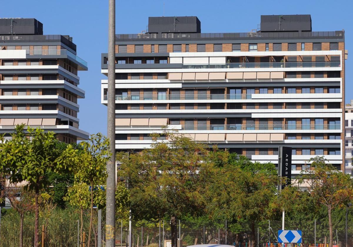 Un edificio en Murcia, en una imagen de archivo.