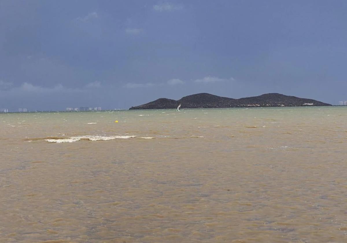 Imagen de archivo del Mar Menor tras las lluvias de noviembre de 2024.