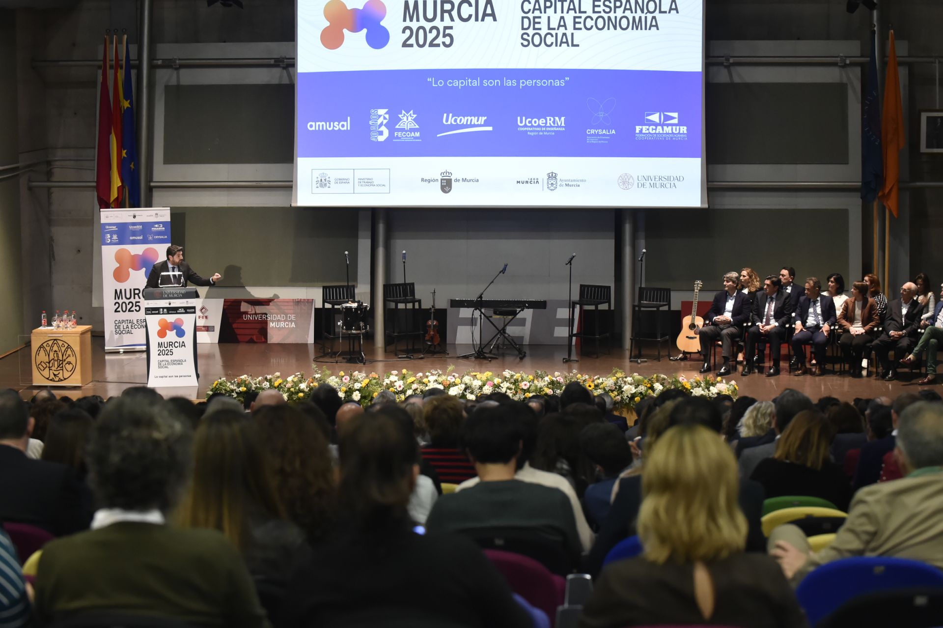 Las imágenes de la inauguración del ciclo &#039;Murcia, capital española de la Economía Social&#039;