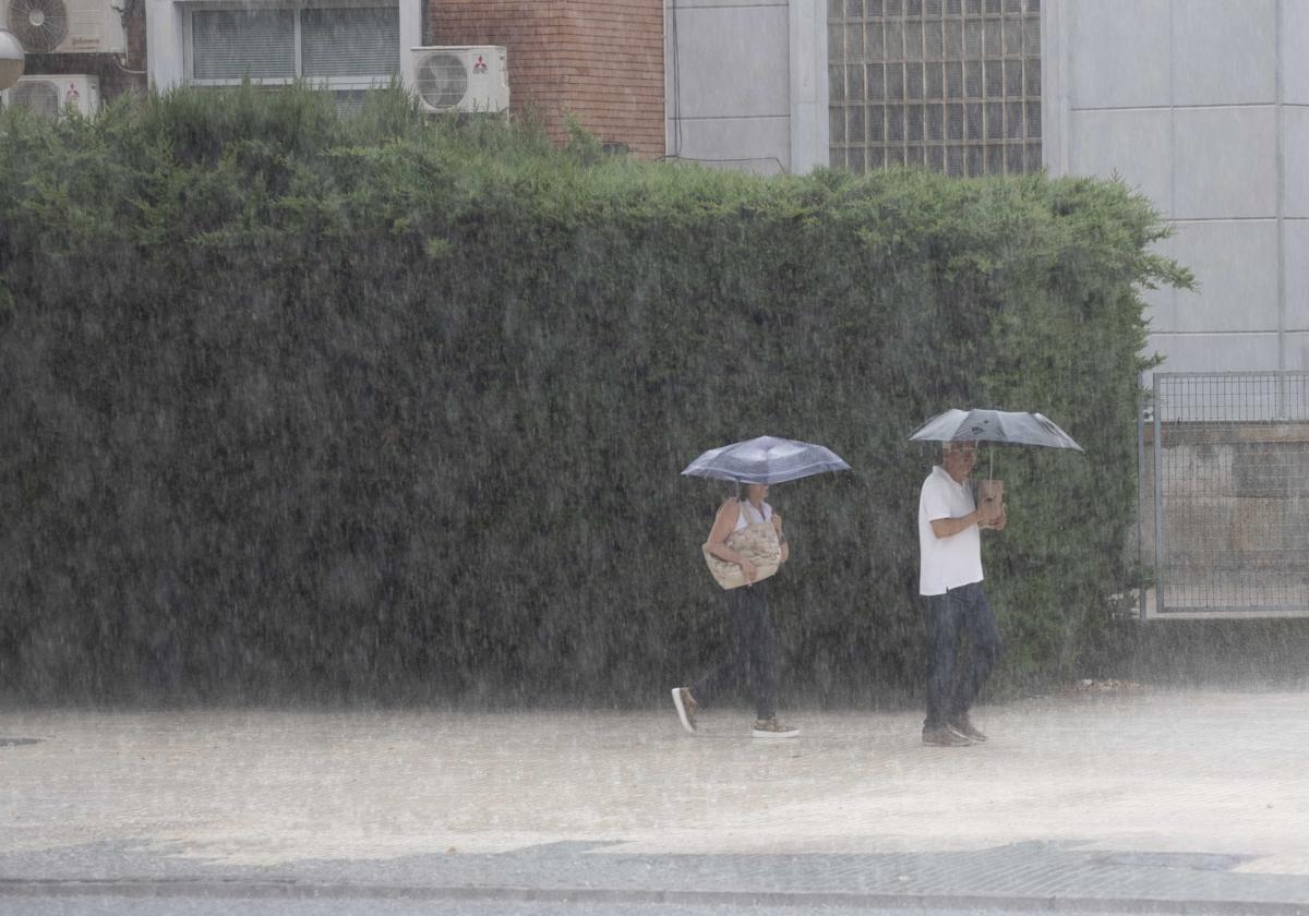 fuertes lluvias en Cartagena