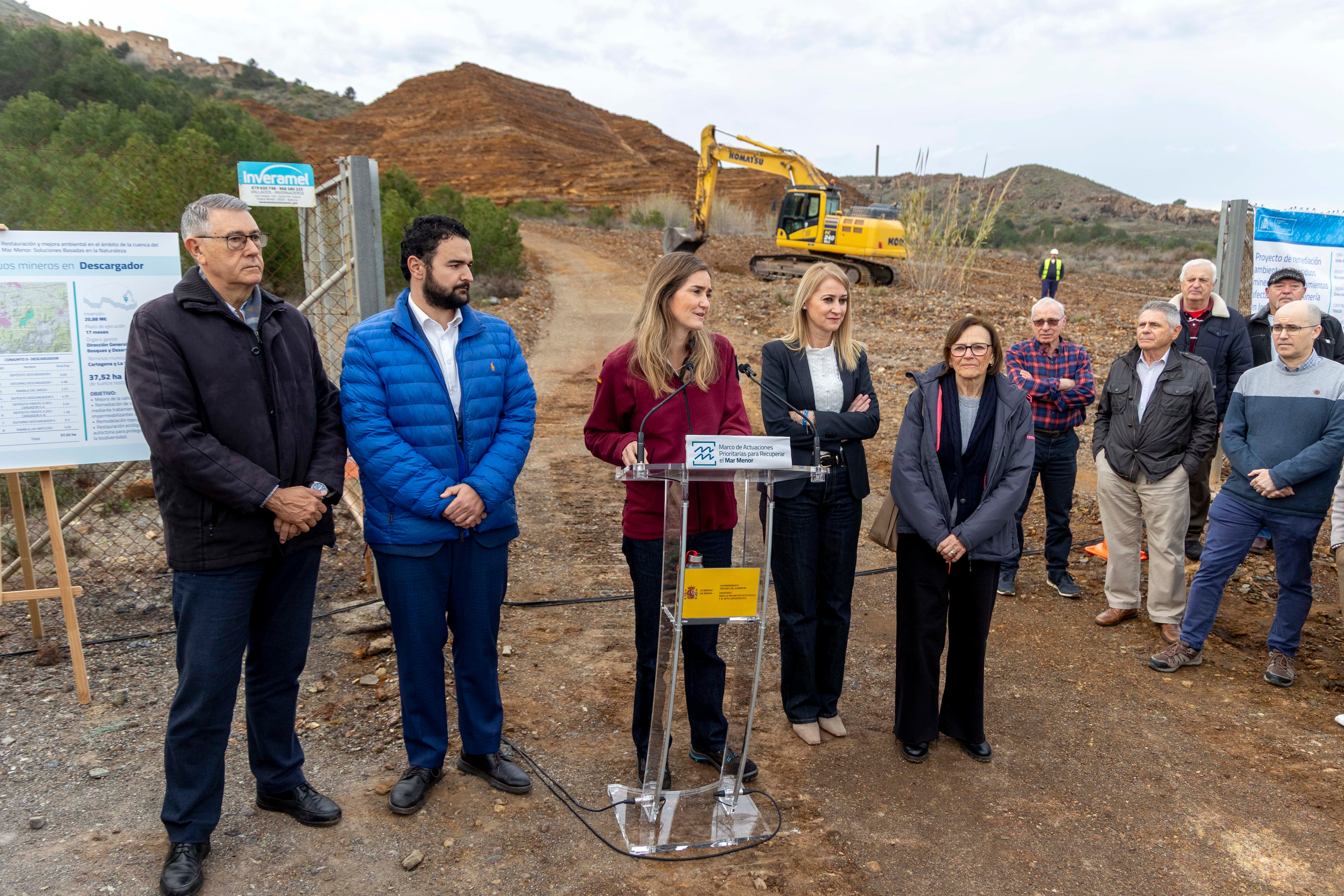 La vicepresidenta del Gobierno, Sara Aagesen, visita la Sierra Minera de Cartagena y La Unión, en imágenes