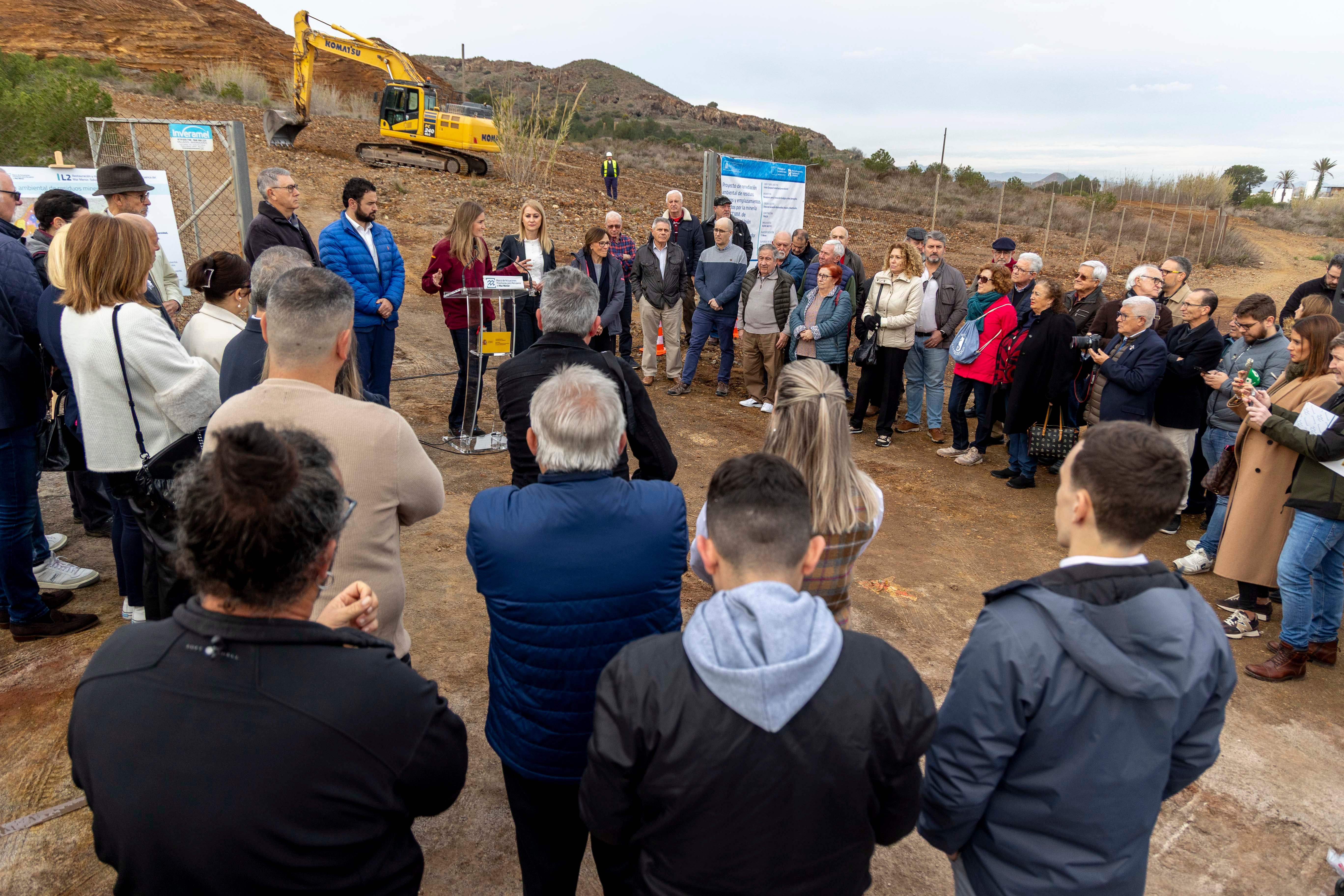 La vicepresidenta del Gobierno, Sara Aagesen, visita la Sierra Minera de Cartagena y La Unión, en imágenes