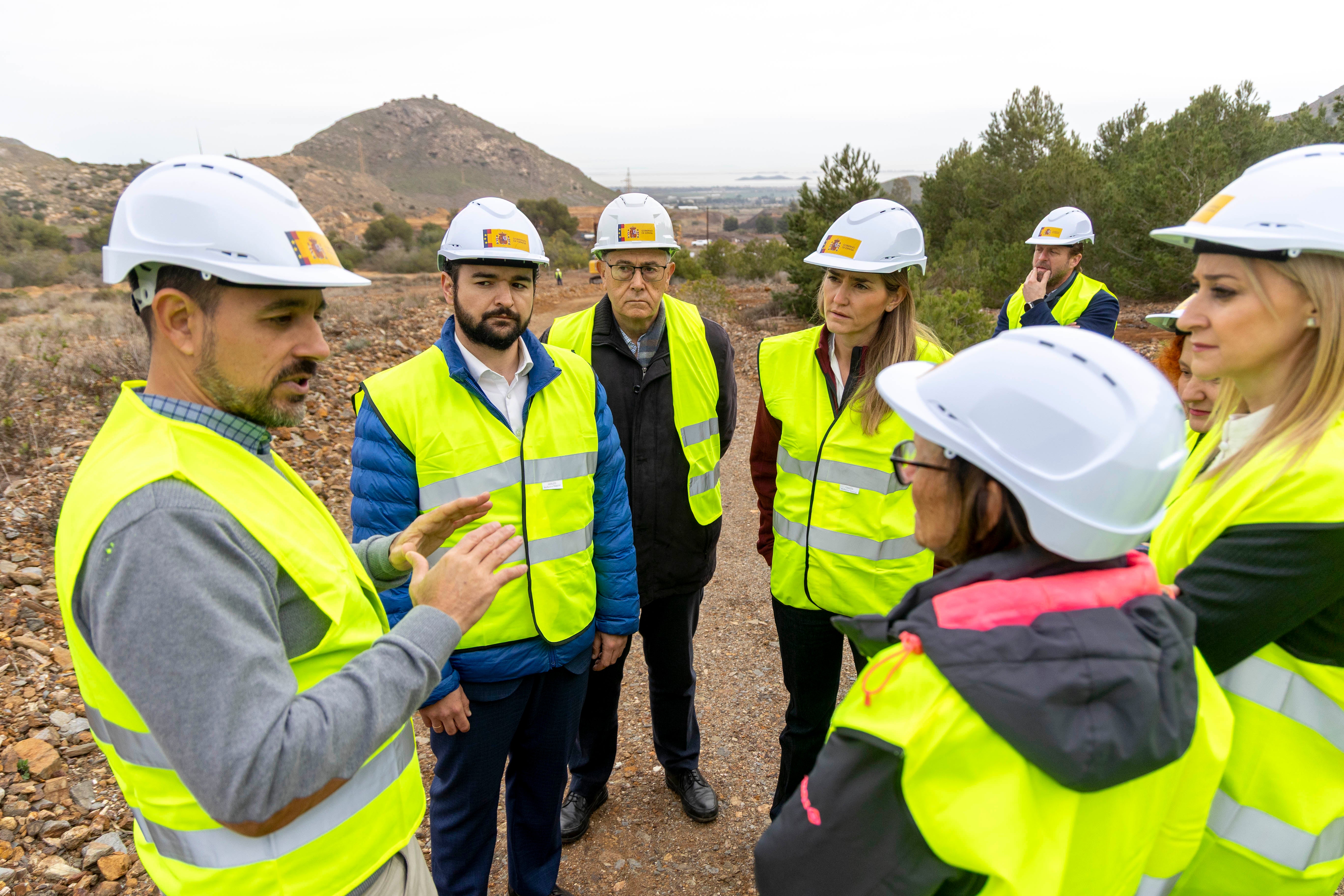 La vicepresidenta del Gobierno, Sara Aagesen, visita la Sierra Minera de Cartagena y La Unión, en imágenes