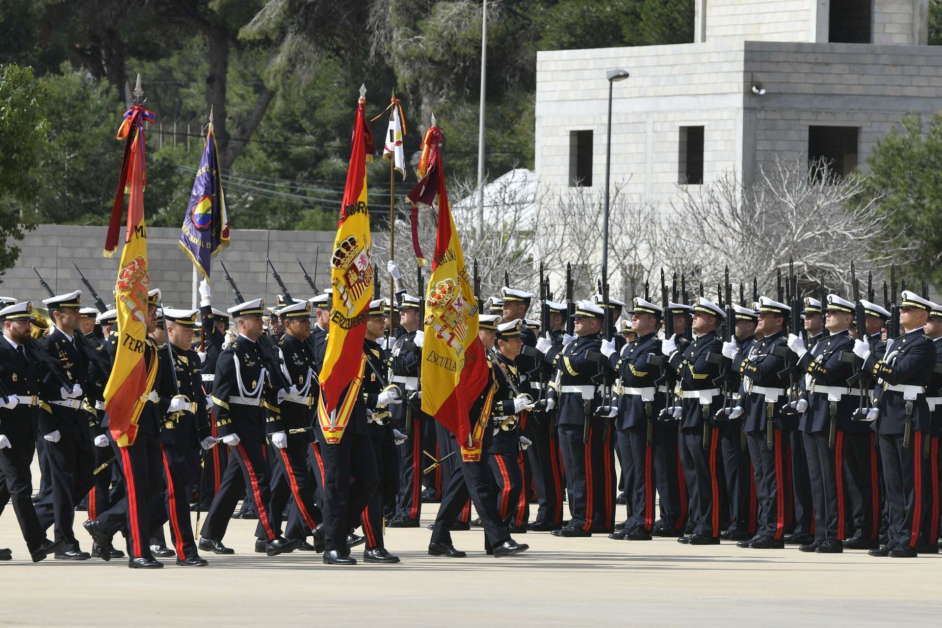 El acto de conmemoración del 488 aniversario del Cuerpo de Infantería de Marina, en imágenes