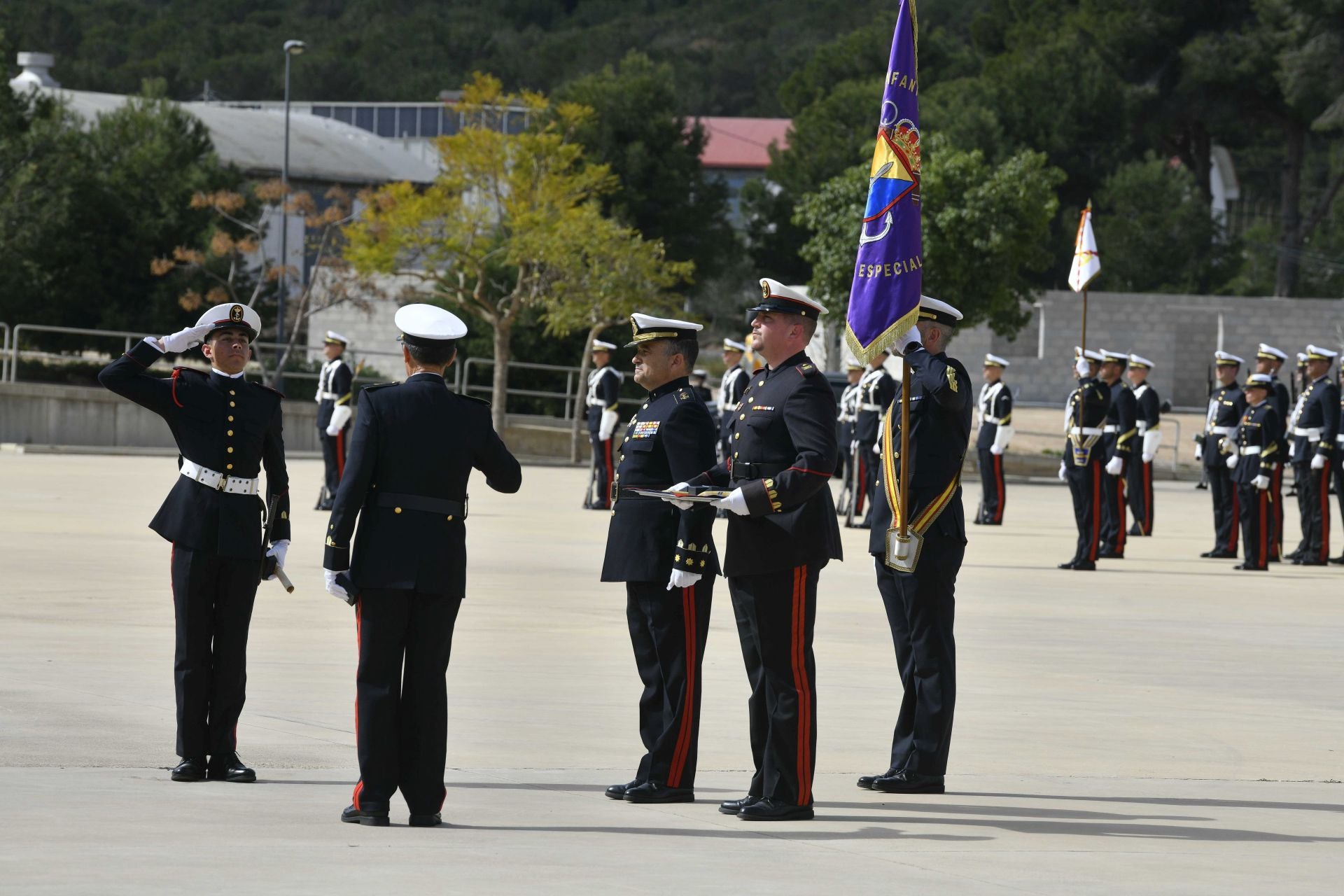 El acto de conmemoración del 488 aniversario del Cuerpo de Infantería de Marina, en imágenes