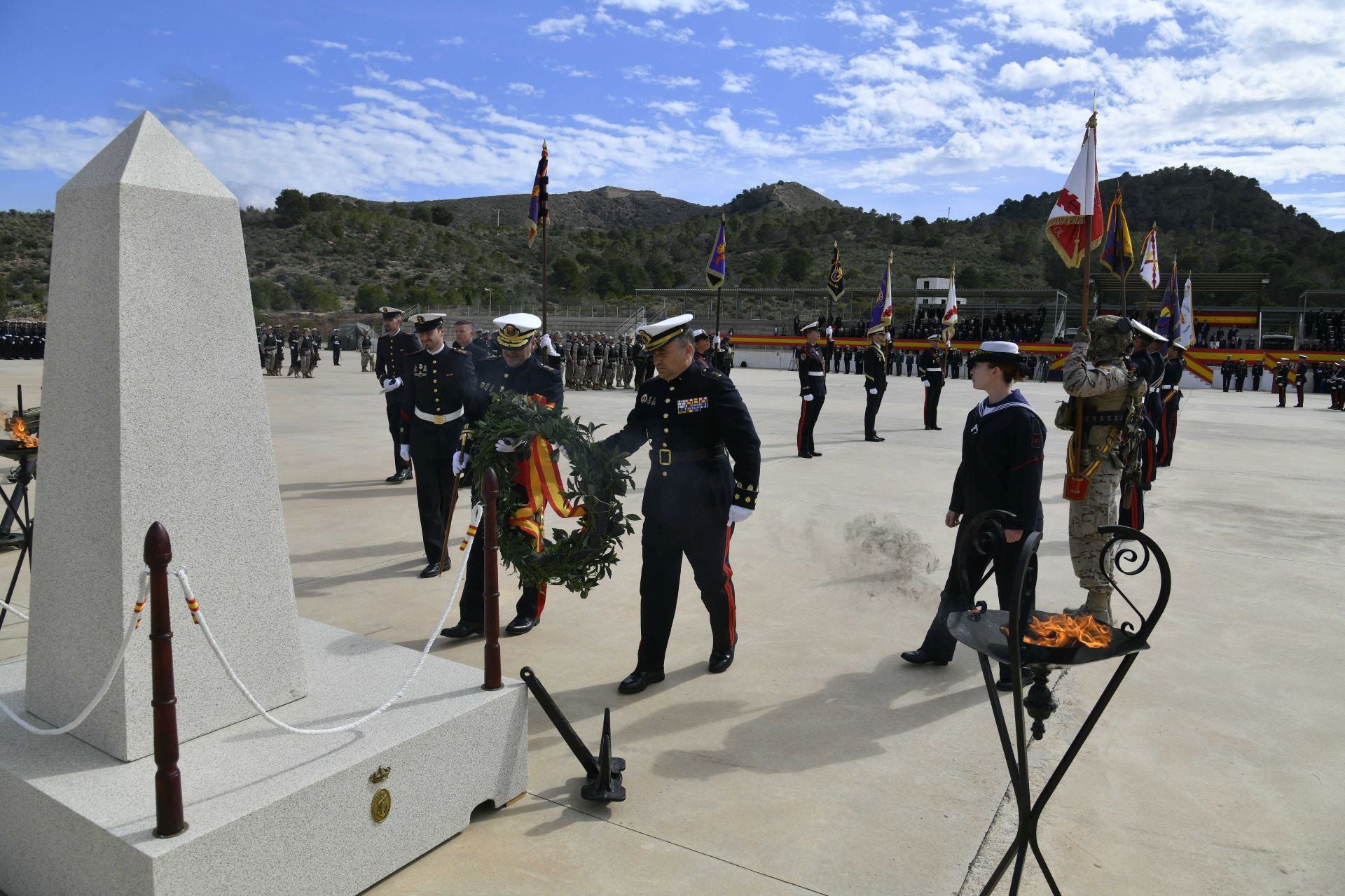 El acto de conmemoración del 488 aniversario del Cuerpo de Infantería de Marina, en imágenes