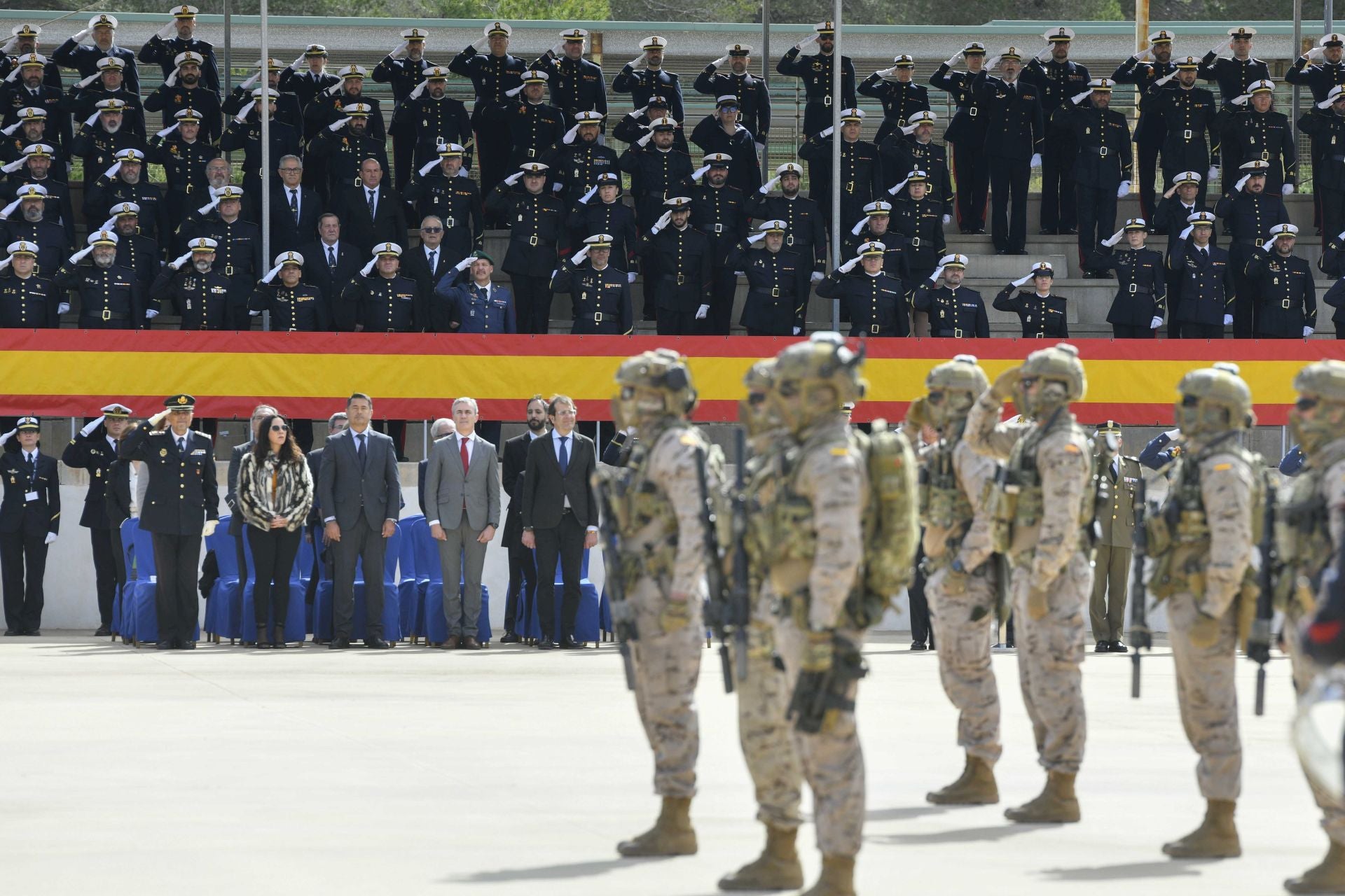 El acto de conmemoración del 488 aniversario del Cuerpo de Infantería de Marina, en imágenes