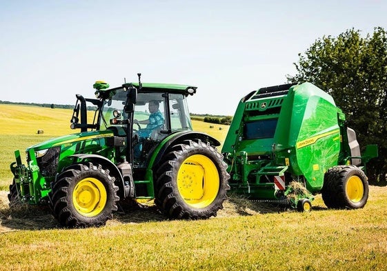 Interior del nuevo John Deere 6r.