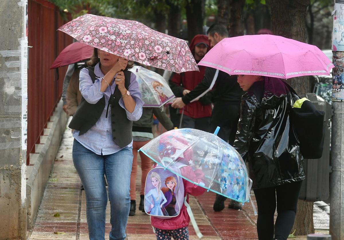 Lluvias y tormentas en Murcia