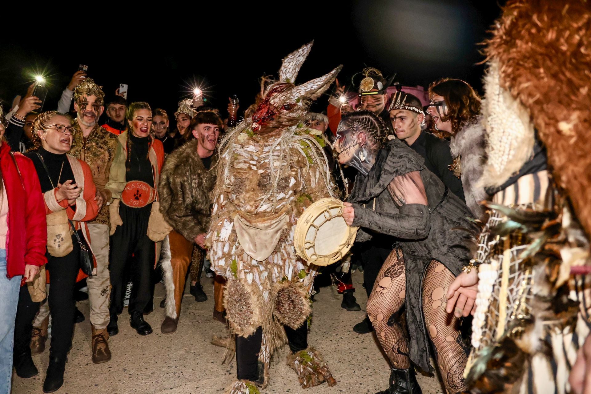 Las imágenes de la suelta de la Mussona en Águilas