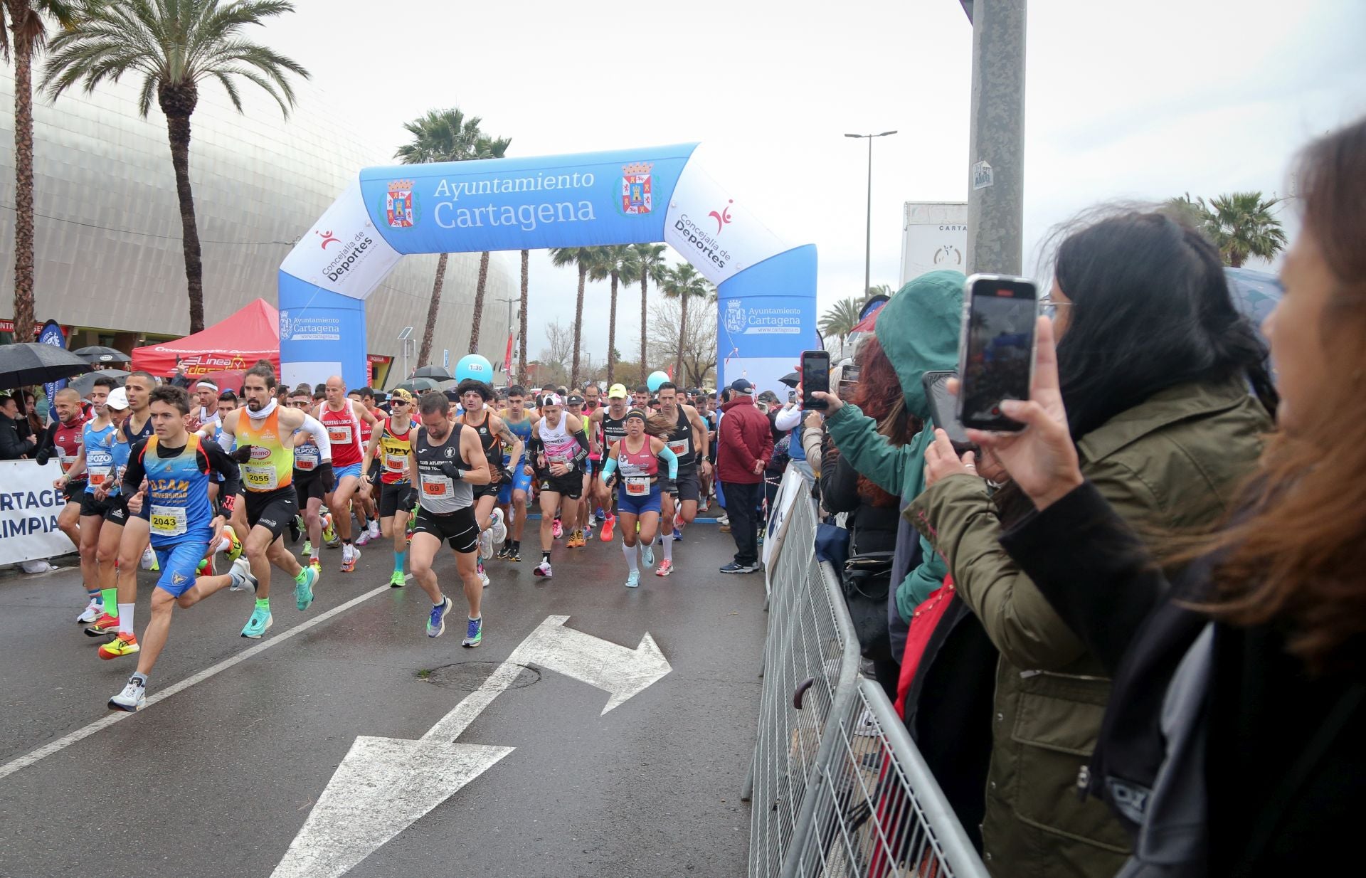 La Media Maratón de Cartagena, en imágenes