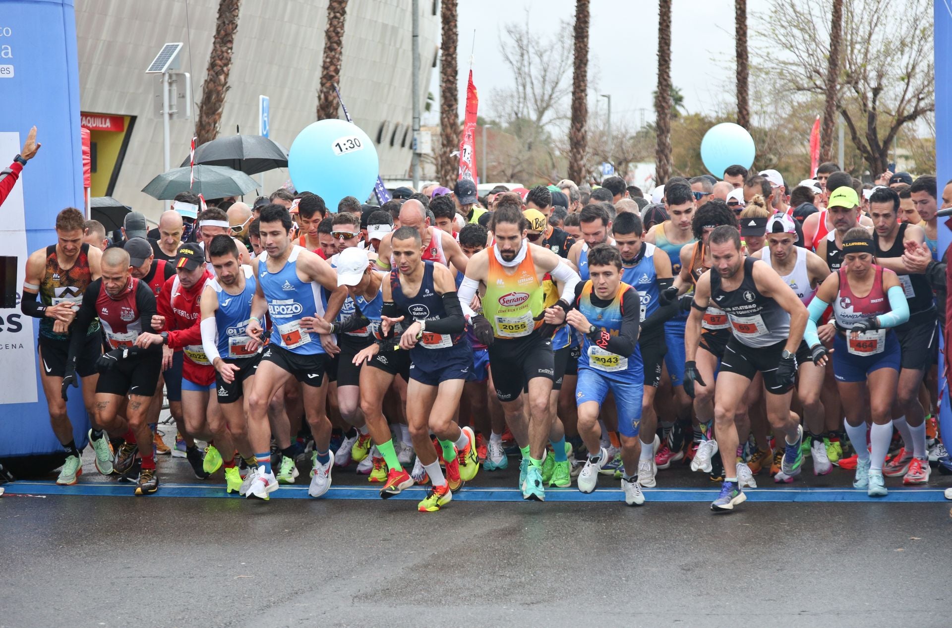 La Media Maratón de Cartagena, en imágenes