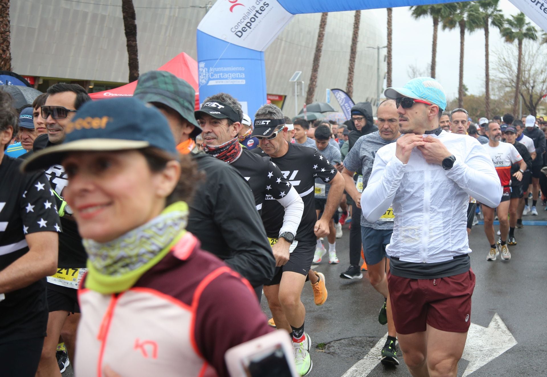 La Media Maratón de Cartagena, en imágenes