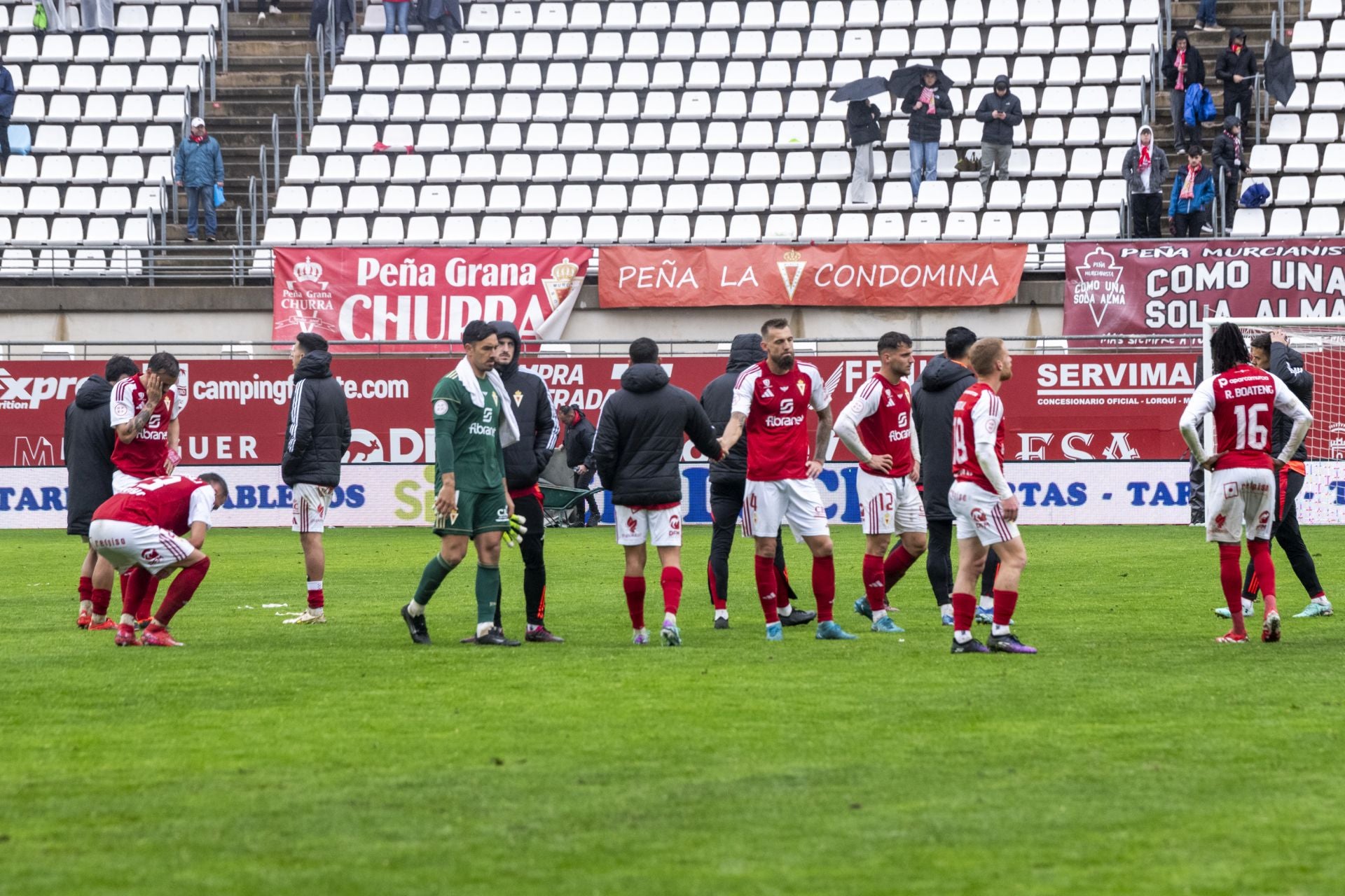 La derrota del Real Murcia frente al Ibiza, en imágenes