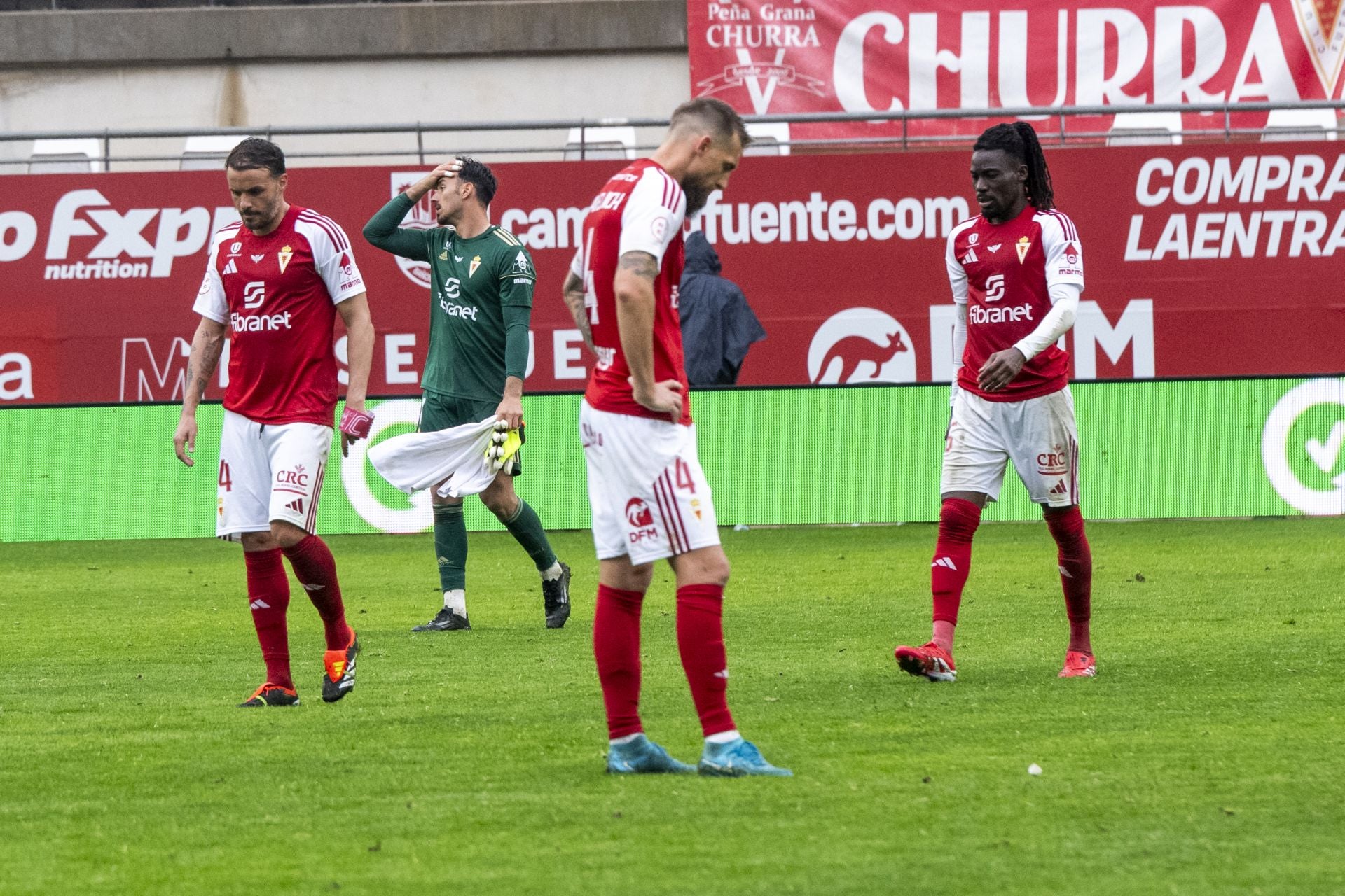 La derrota del Real Murcia frente al Ibiza, en imágenes