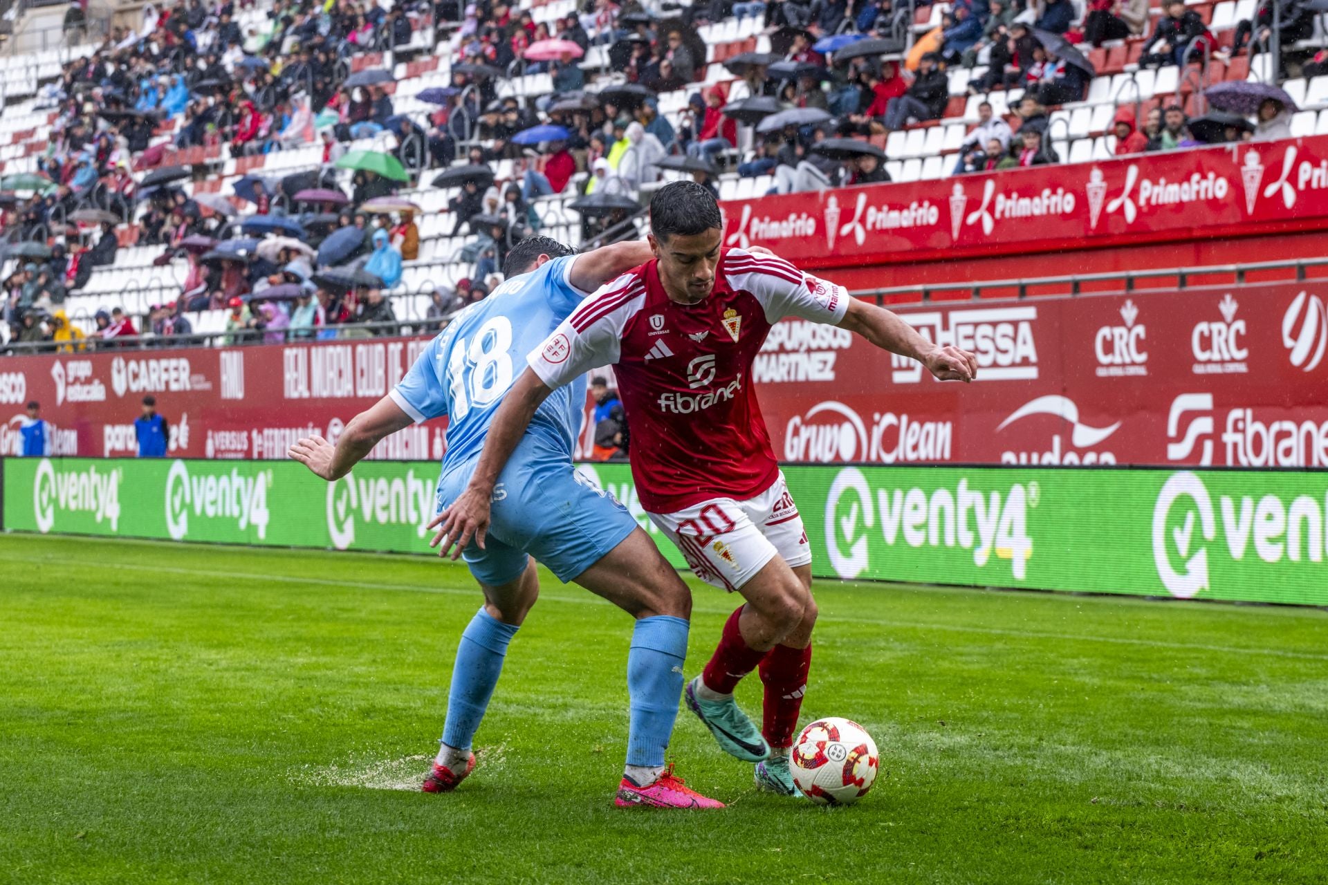 La derrota del Real Murcia frente al Ibiza, en imágenes