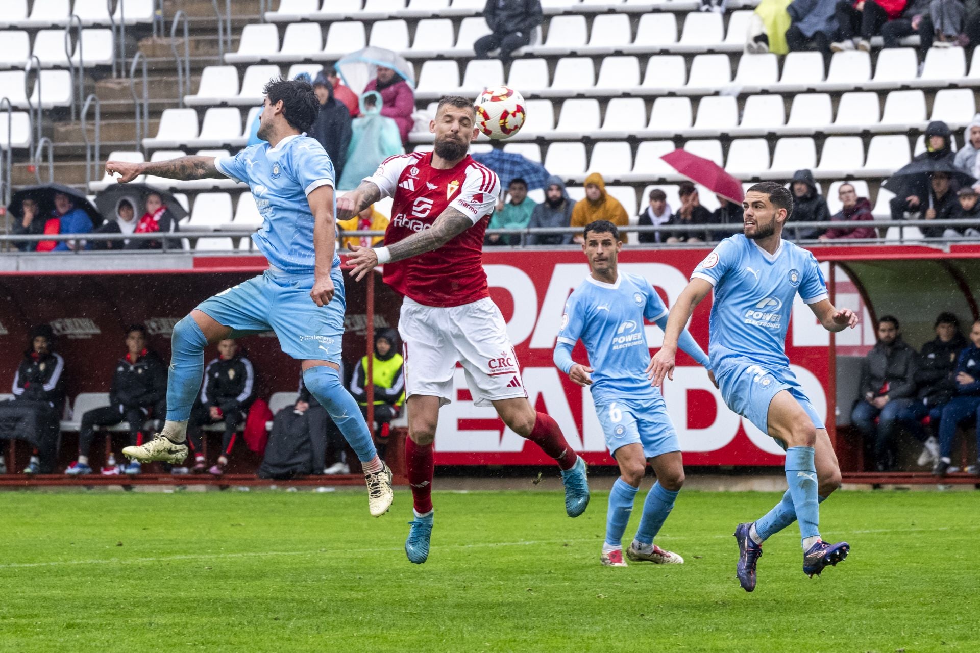 La derrota del Real Murcia frente al Ibiza, en imágenes