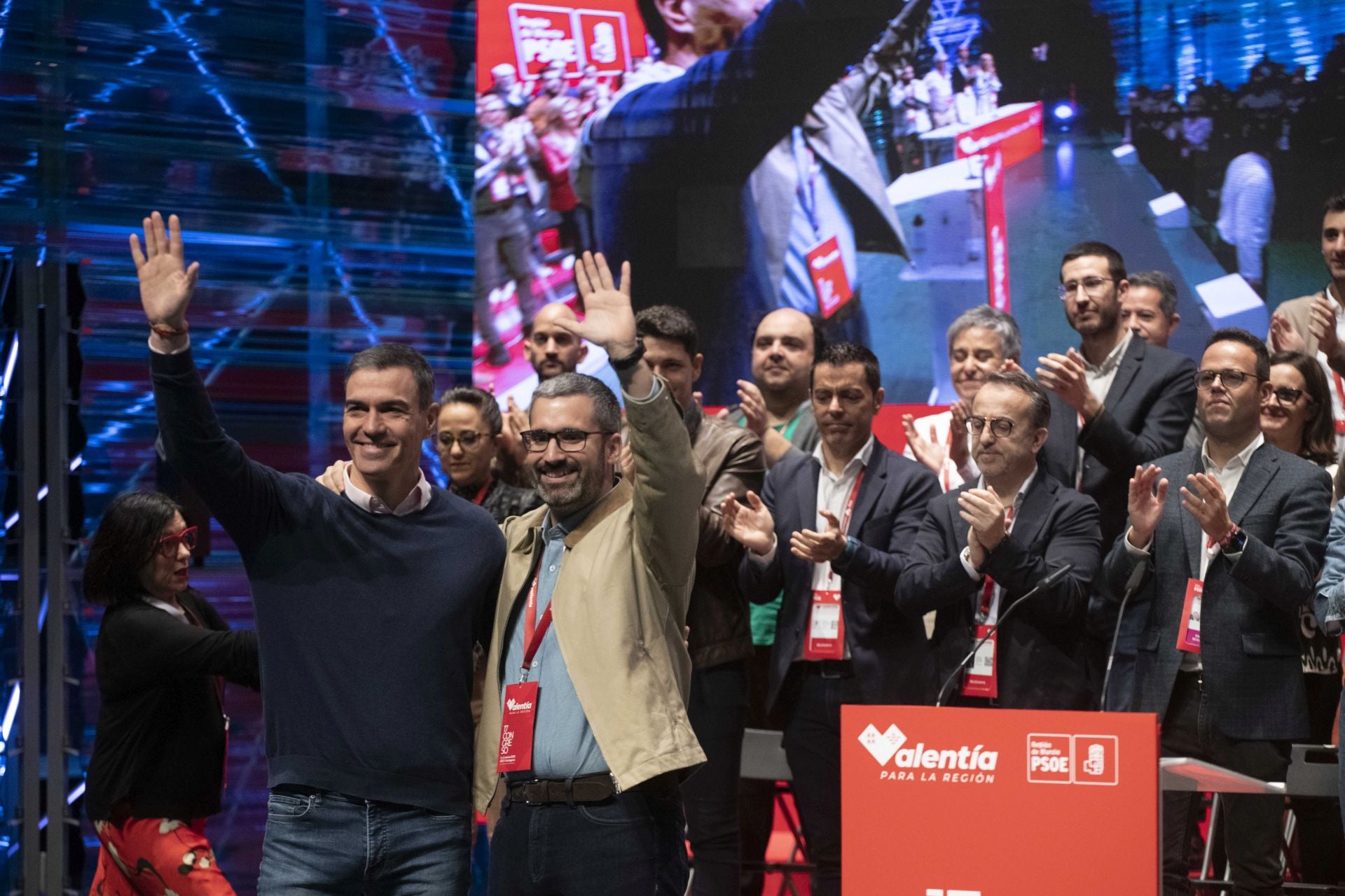 El Congreso del PSRM con Pedro Sánchez en Cartagena, en imágenes